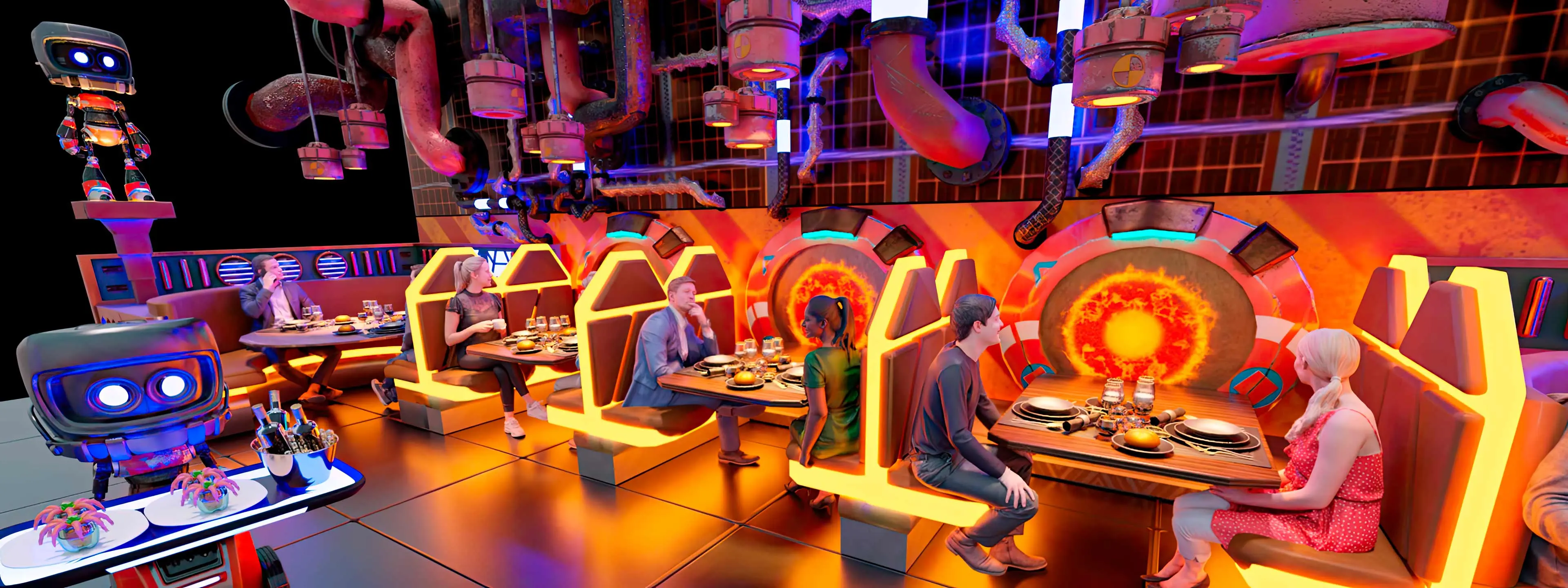 بناء المطاعم الموضوعية تصميم المطاعم الموضوعية، بناء المطاعم الموضوعية