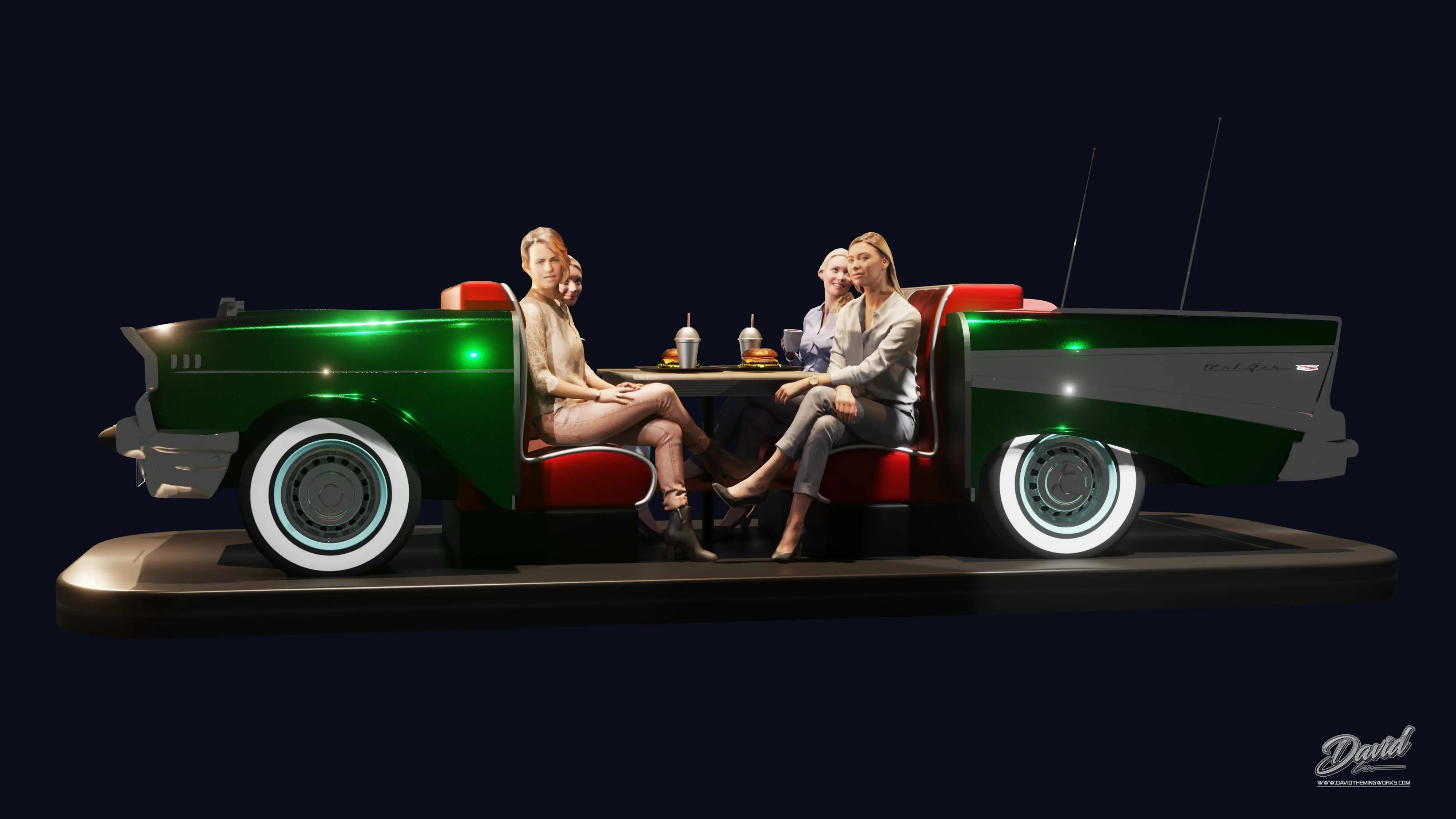 بناء المطاعم الموضوعية تصميم المطاعم الموضوعية، بناء المطاعم الموضوعية