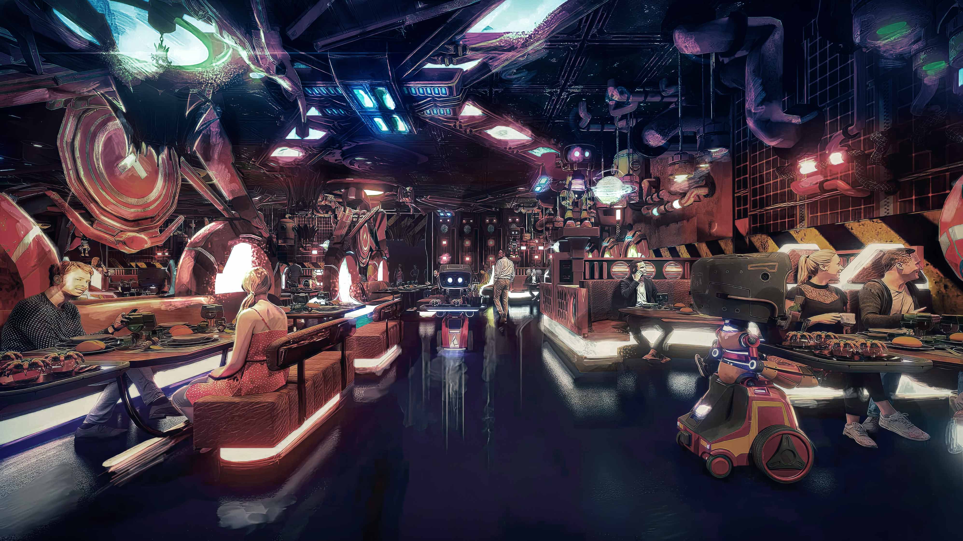 تصميم المطاعم الموضوعية، بناء المطاعم الموضوعية