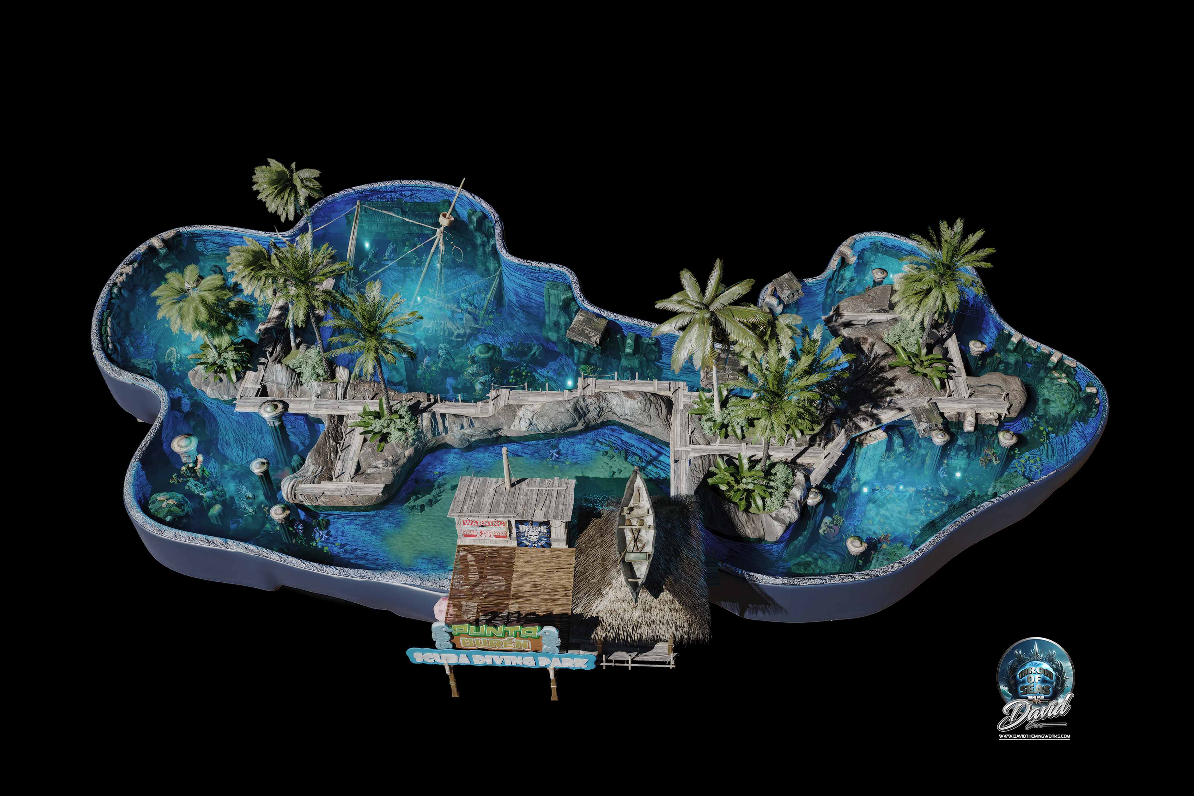 تصميم وبناء حدائق غوص تحت الماء الموضوعية تصميم وبناء حدائق غوص تحت الماء الموضوعية