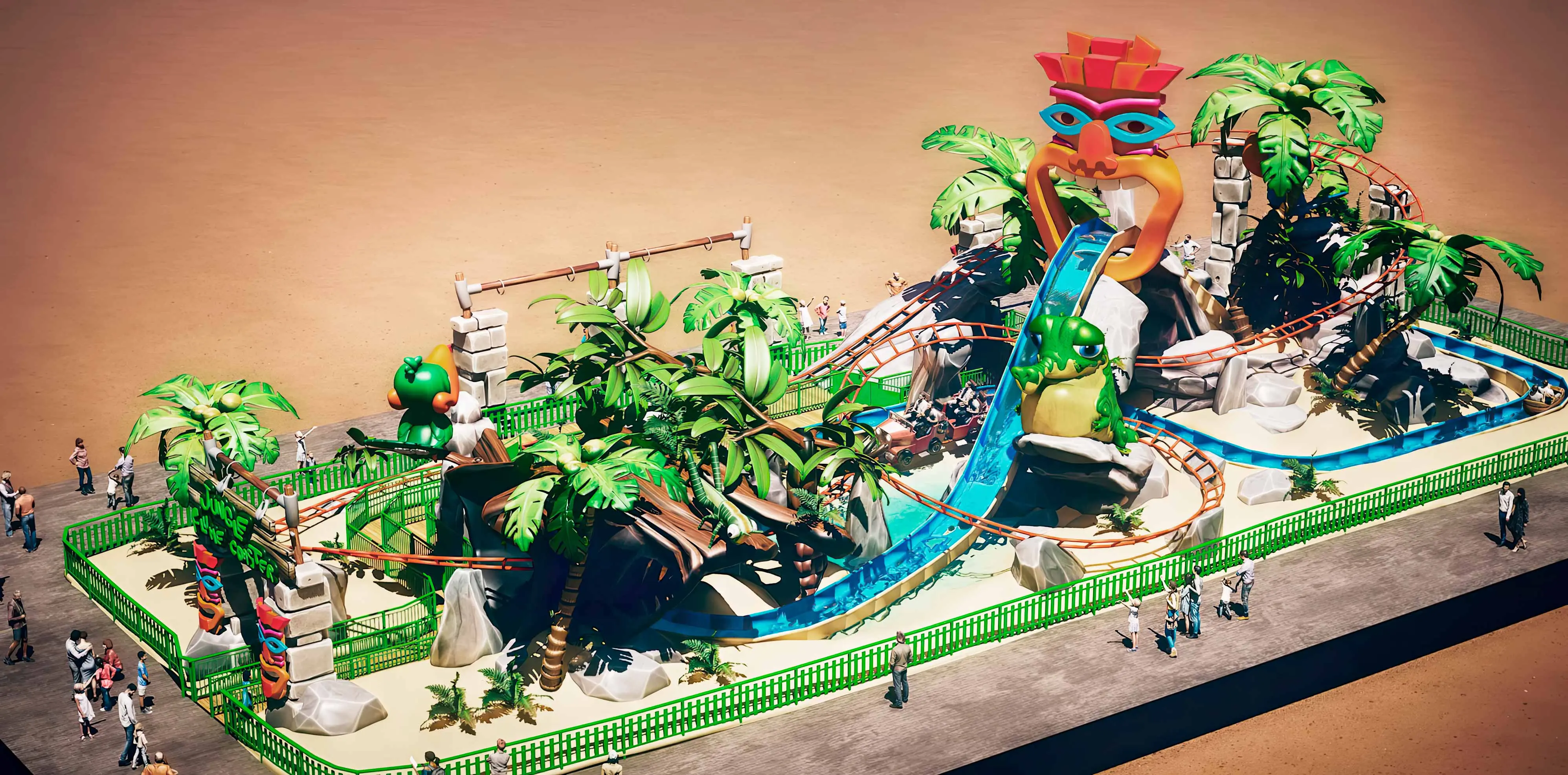 خبير في تصميم الحدائق الترفيهية