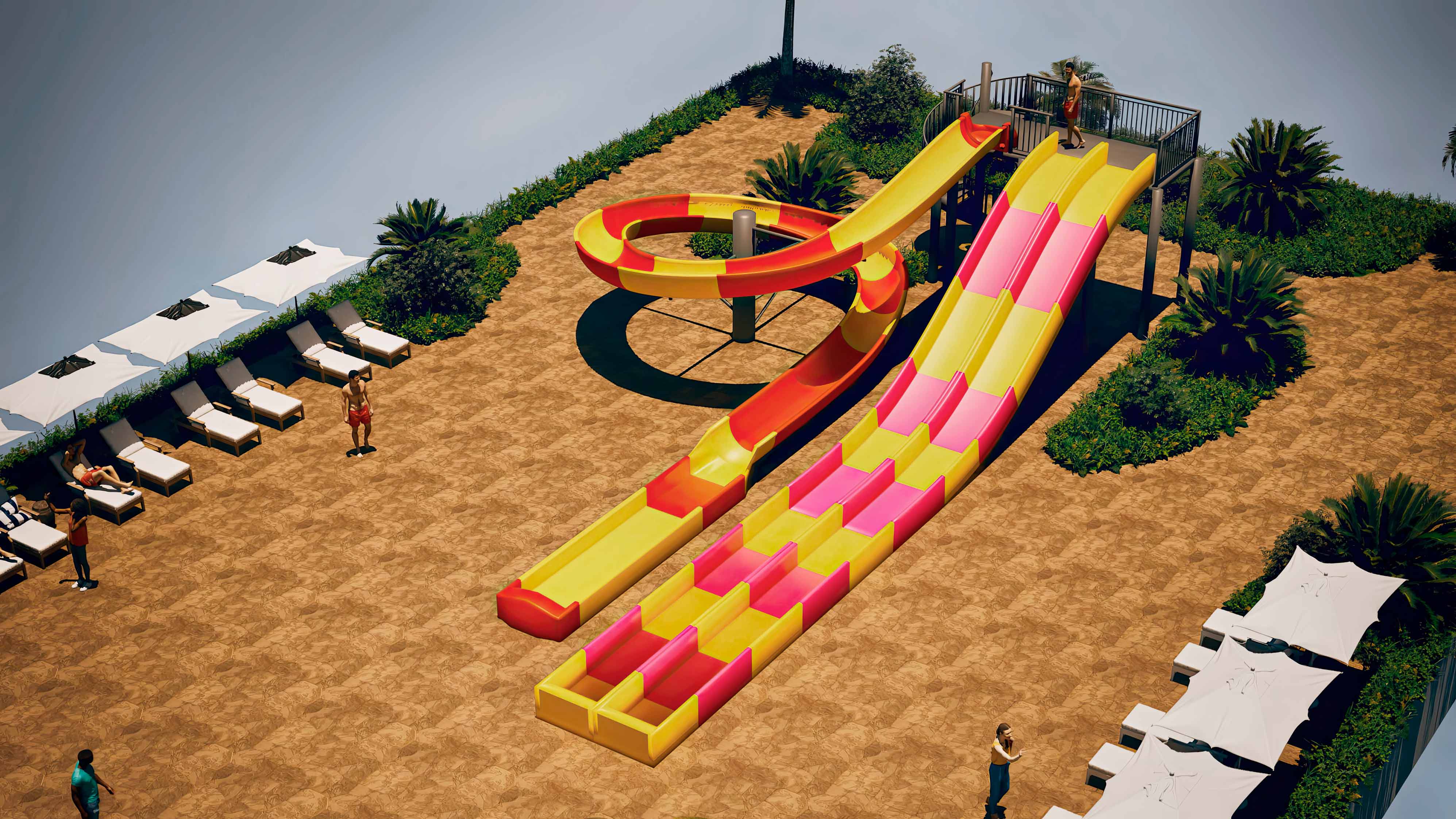 شركة تصميم الحدائق المائية