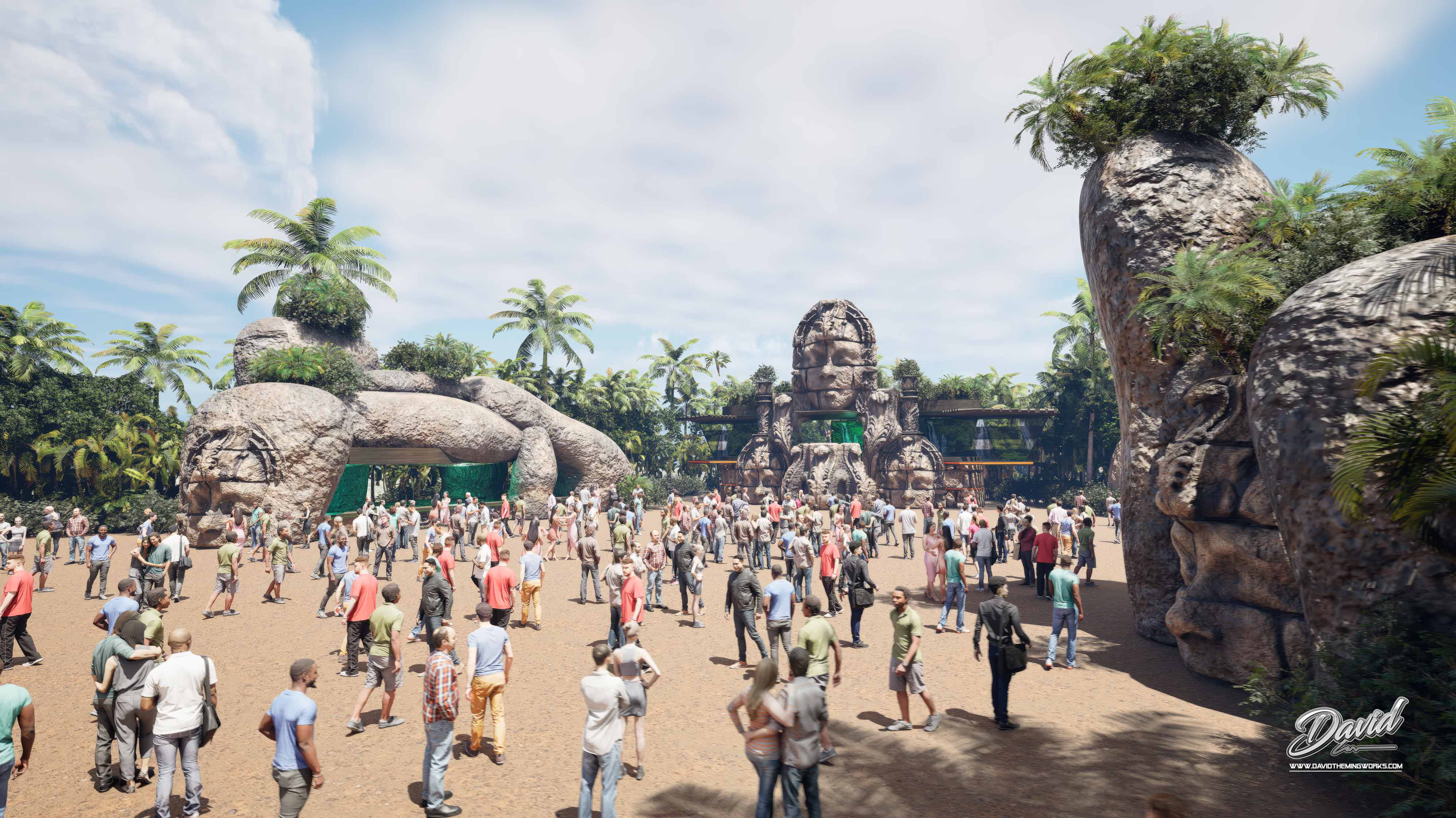 themed live experiences themed stage design