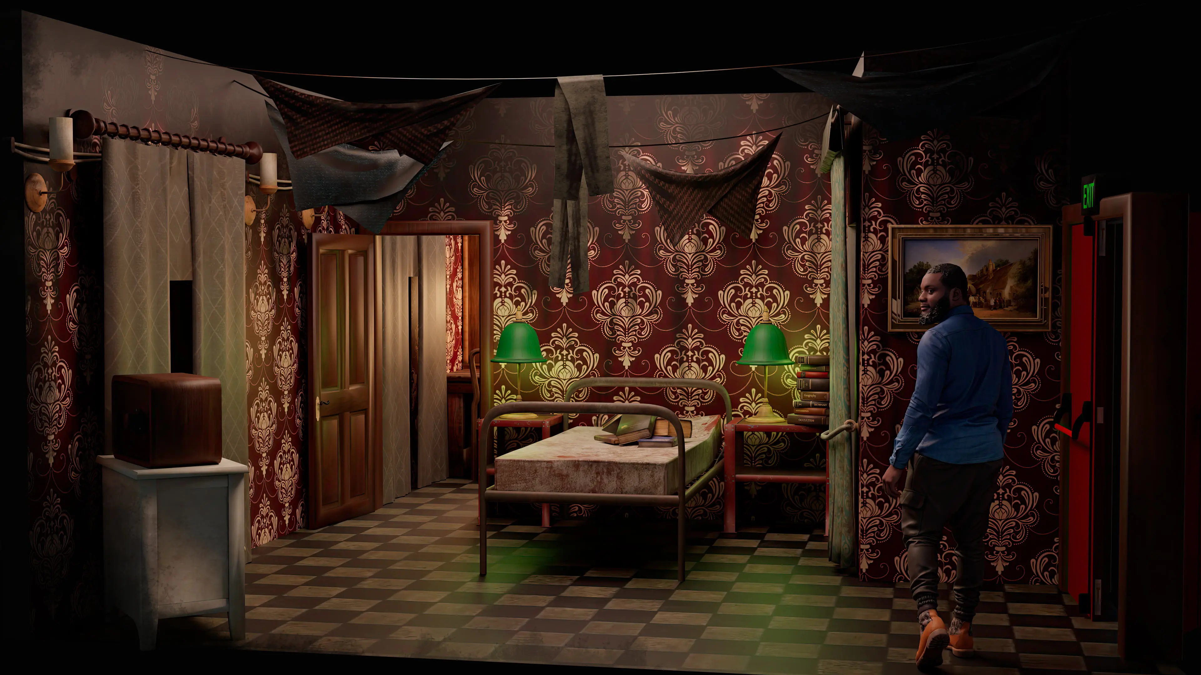 scare maze design themed horror environments