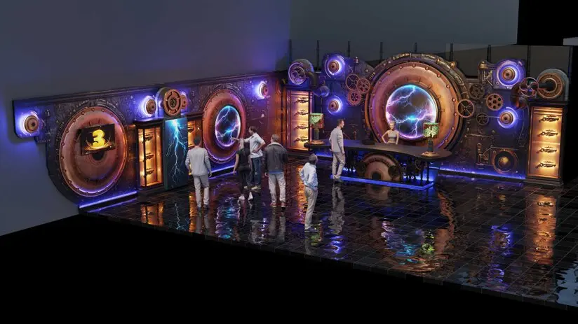 immersive battle environments kurdistan indoor paintball design