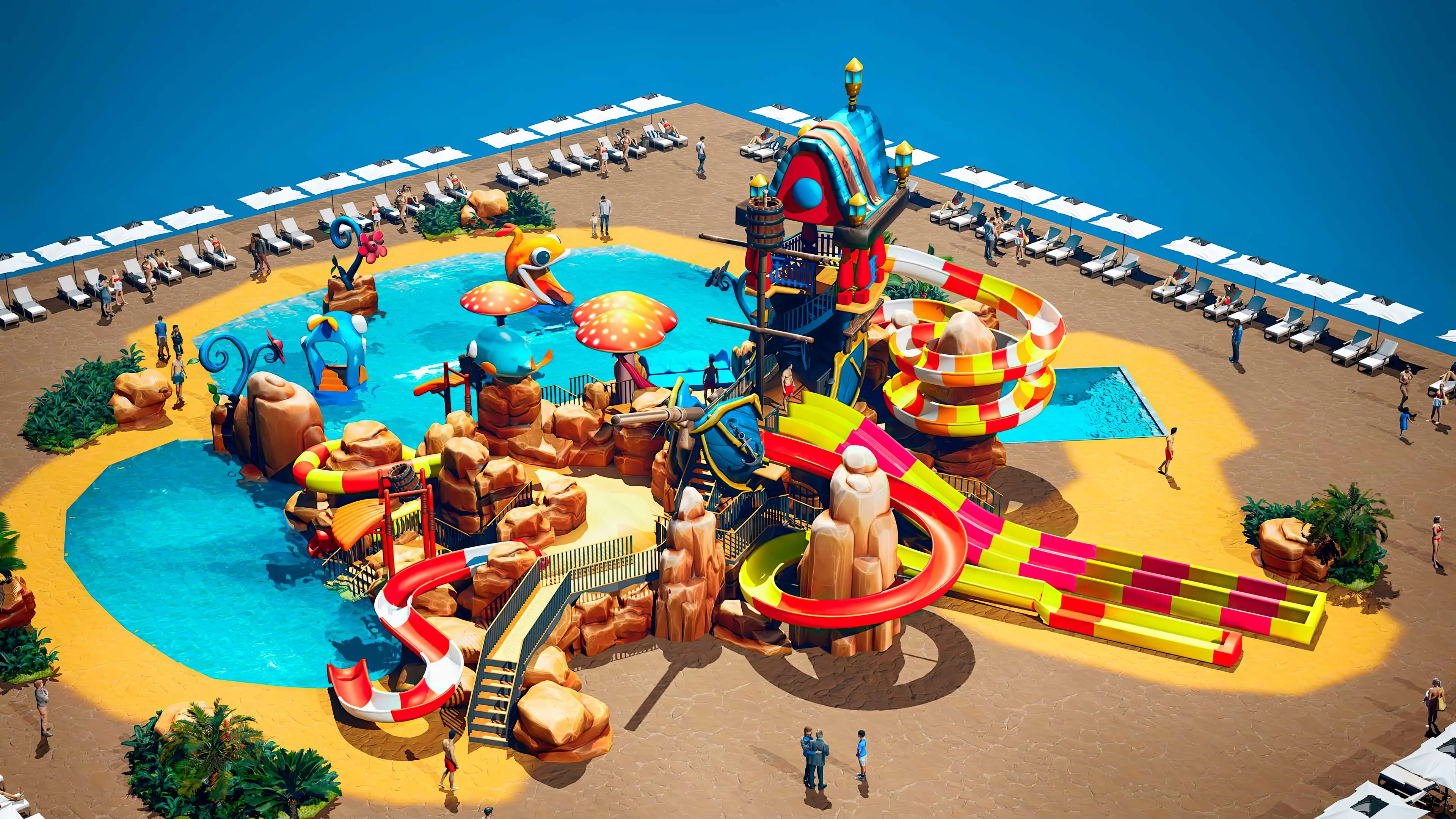 david theming works theme swimming pool design company