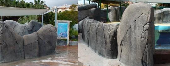 人造岩建設，人造岩建設，人造岩和主題設計，人造瀑佈設計，