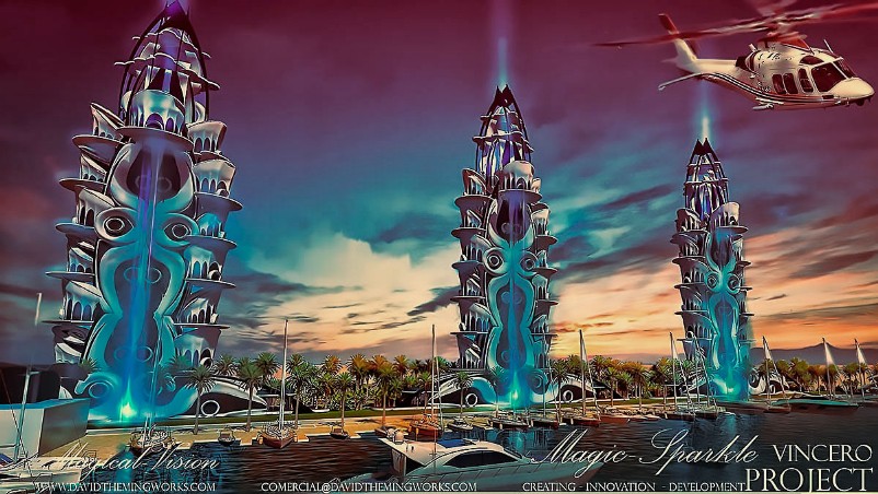 未來派房屋設計，未來建築與工程，