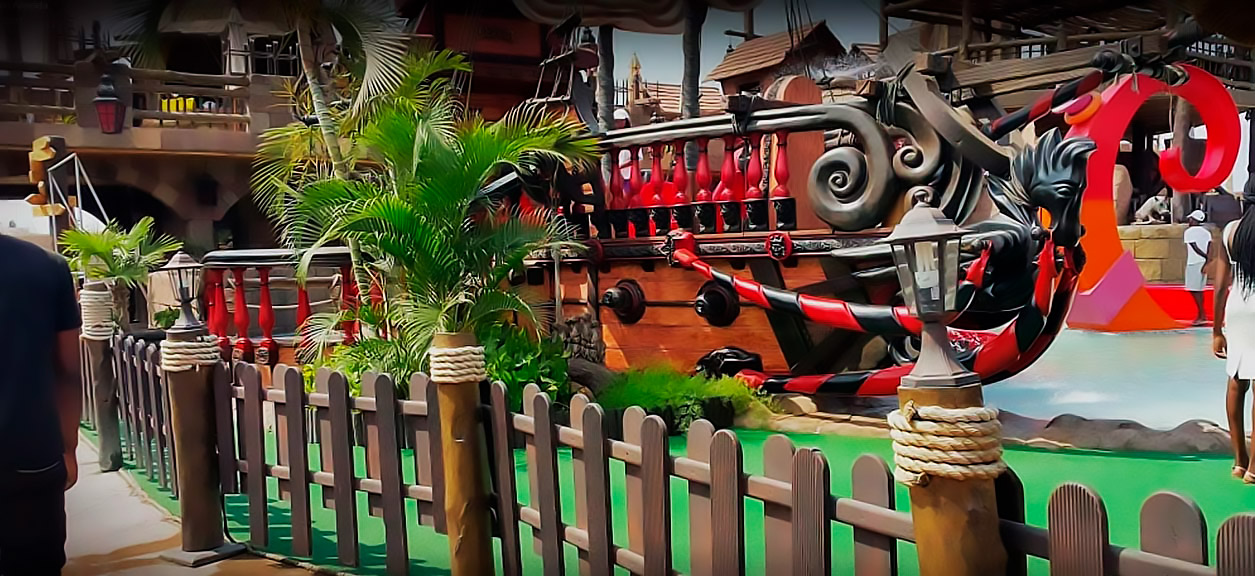 海盗船滑水池水上公园上海