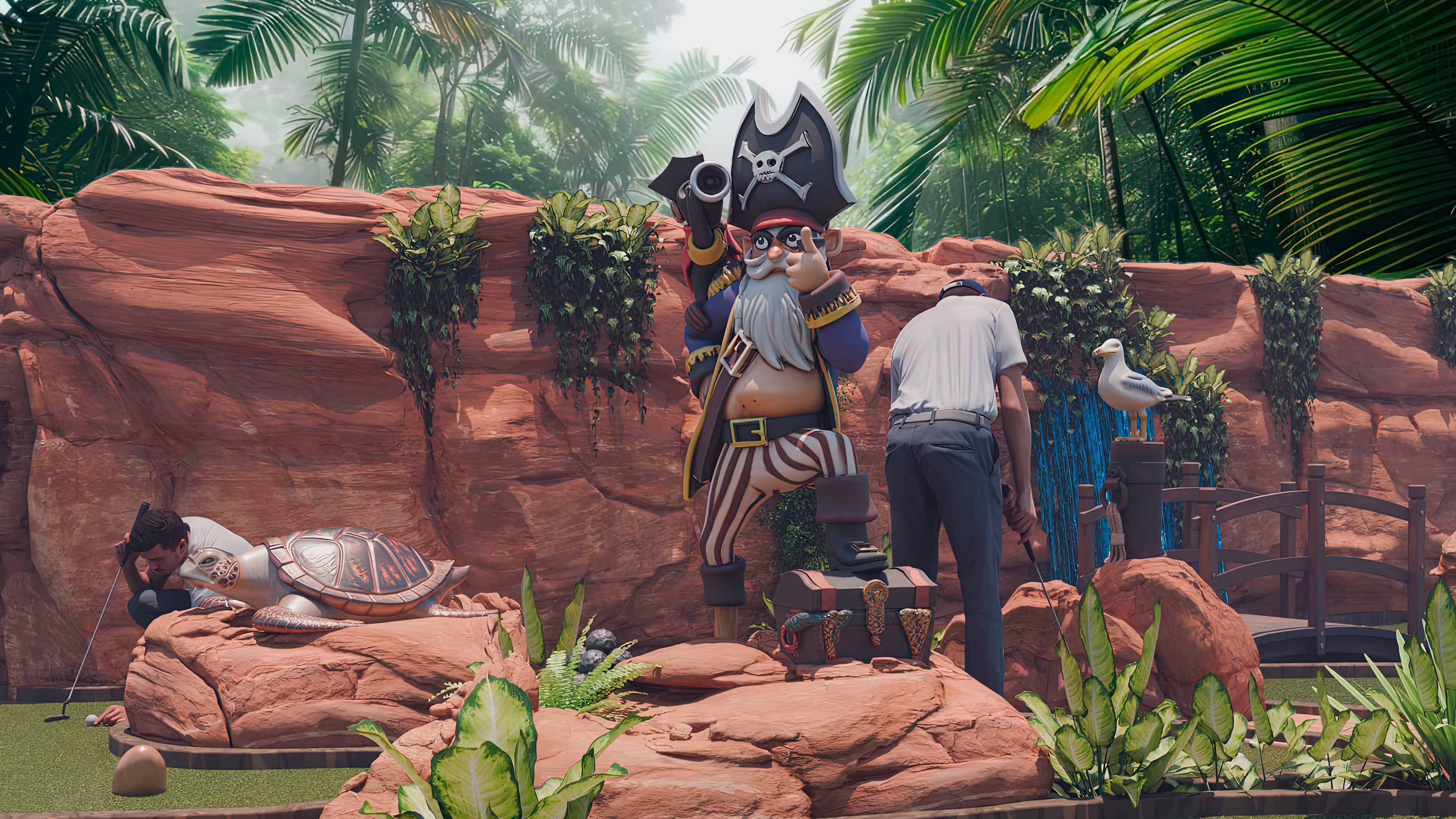 diseño de minigolf de aventura para parques al aire libre diseño de minigolf de aventura