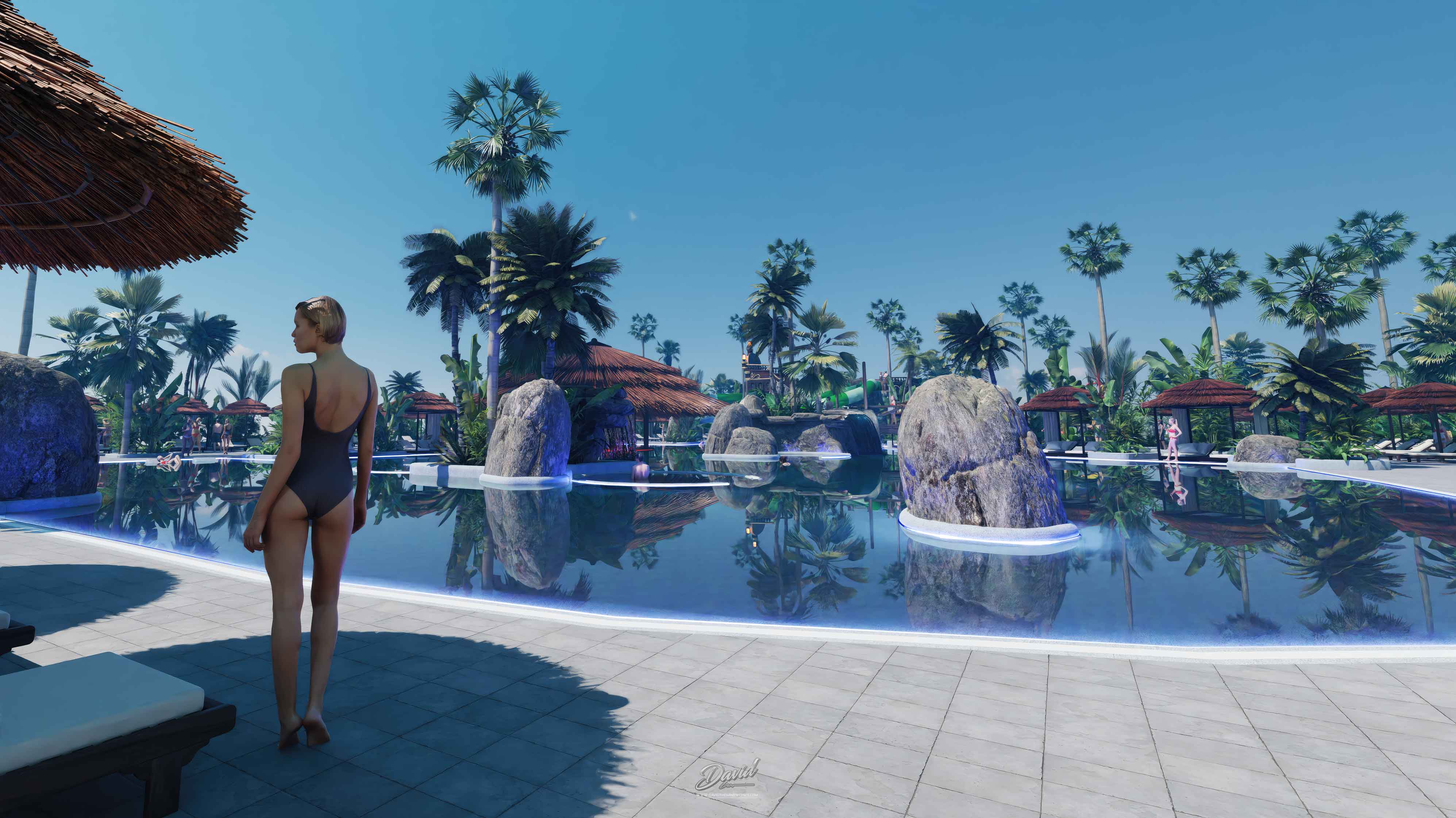 diseño creativo de piscinas piscina temática para hoteles