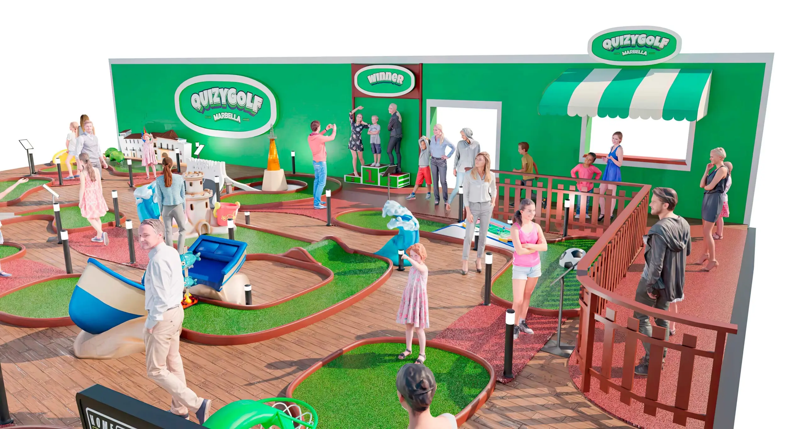 Design und Bau von Minigolfanlagen Design und Bau von Minigolfparks, Design von Minigolf, Bau von Miniatur-Themenparks, Themen-Minigolf,
