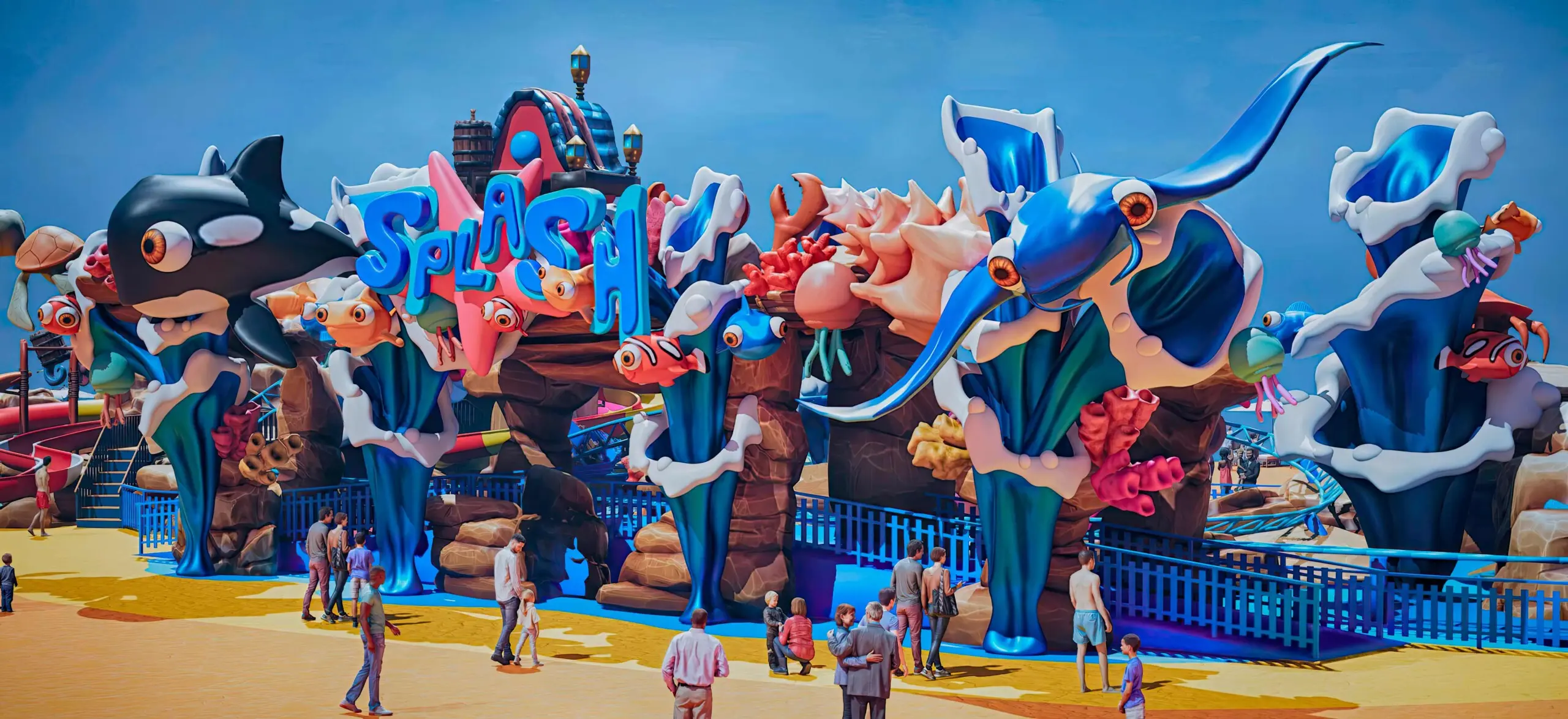 roller coaster and themed water park roller coaster and themed water park design