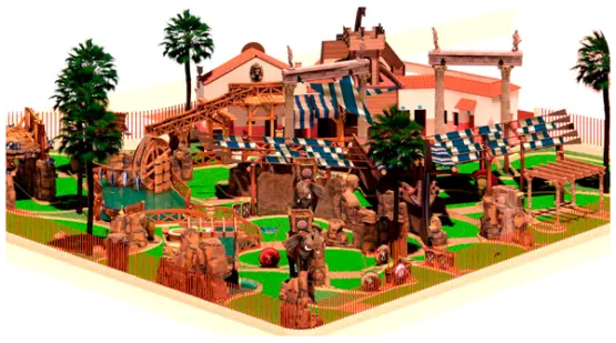 Entwurf und Bau eines Minigolfplatzes, Entwurf eines Minigolfparks