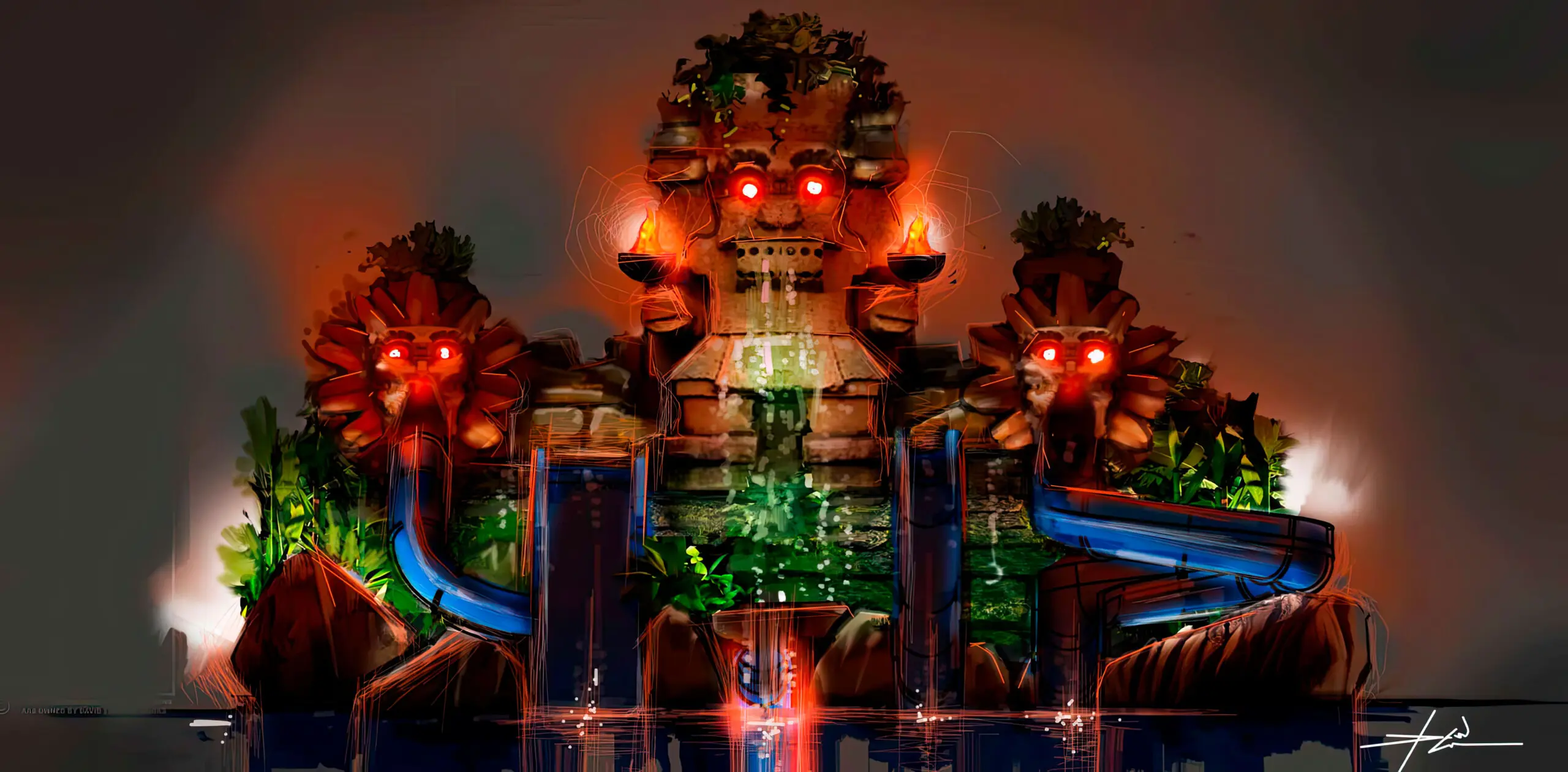 design of themed pools. themed swimming pool design company