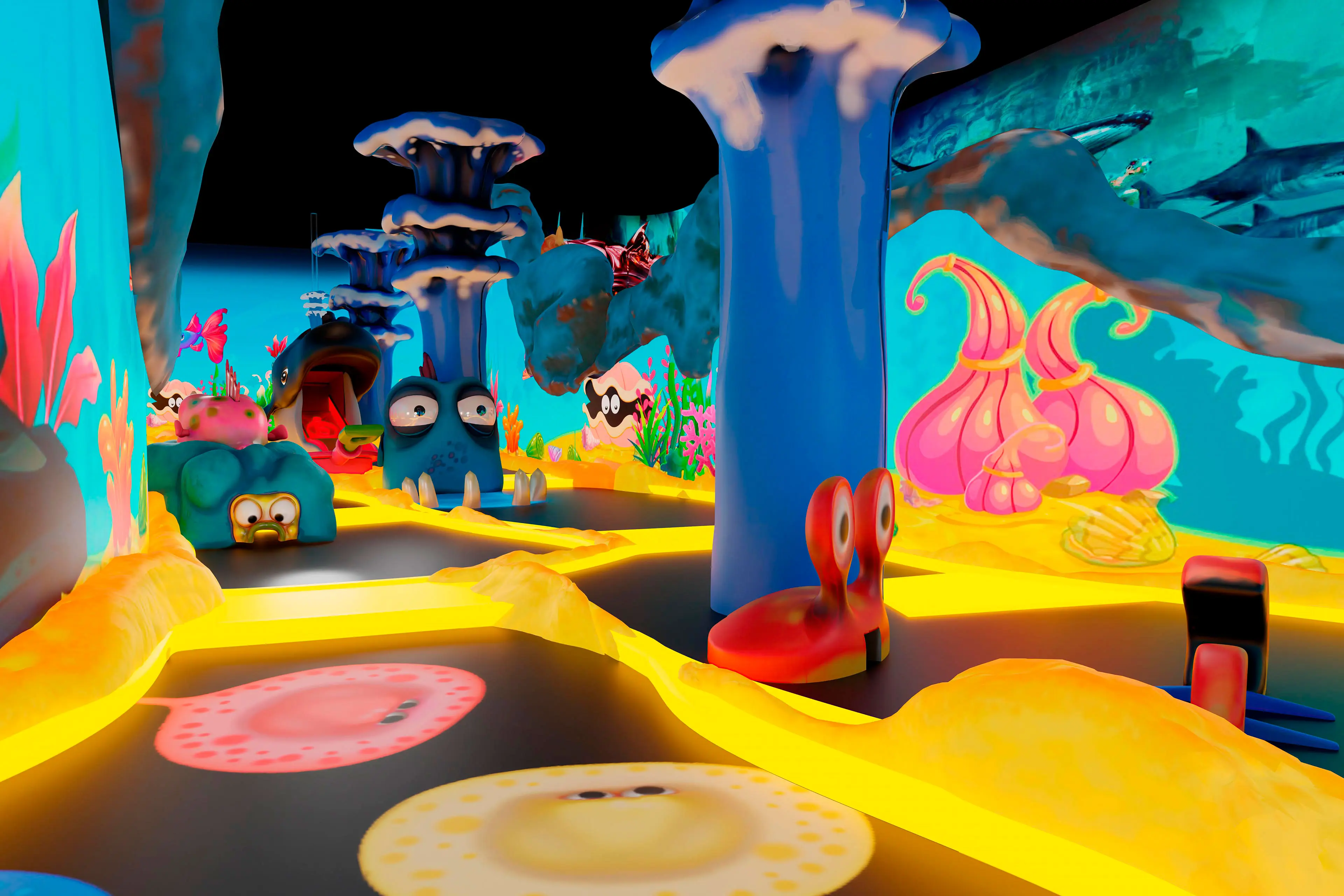 Innen-Minigolf Planung und Bau Innen-Minigolf Bau