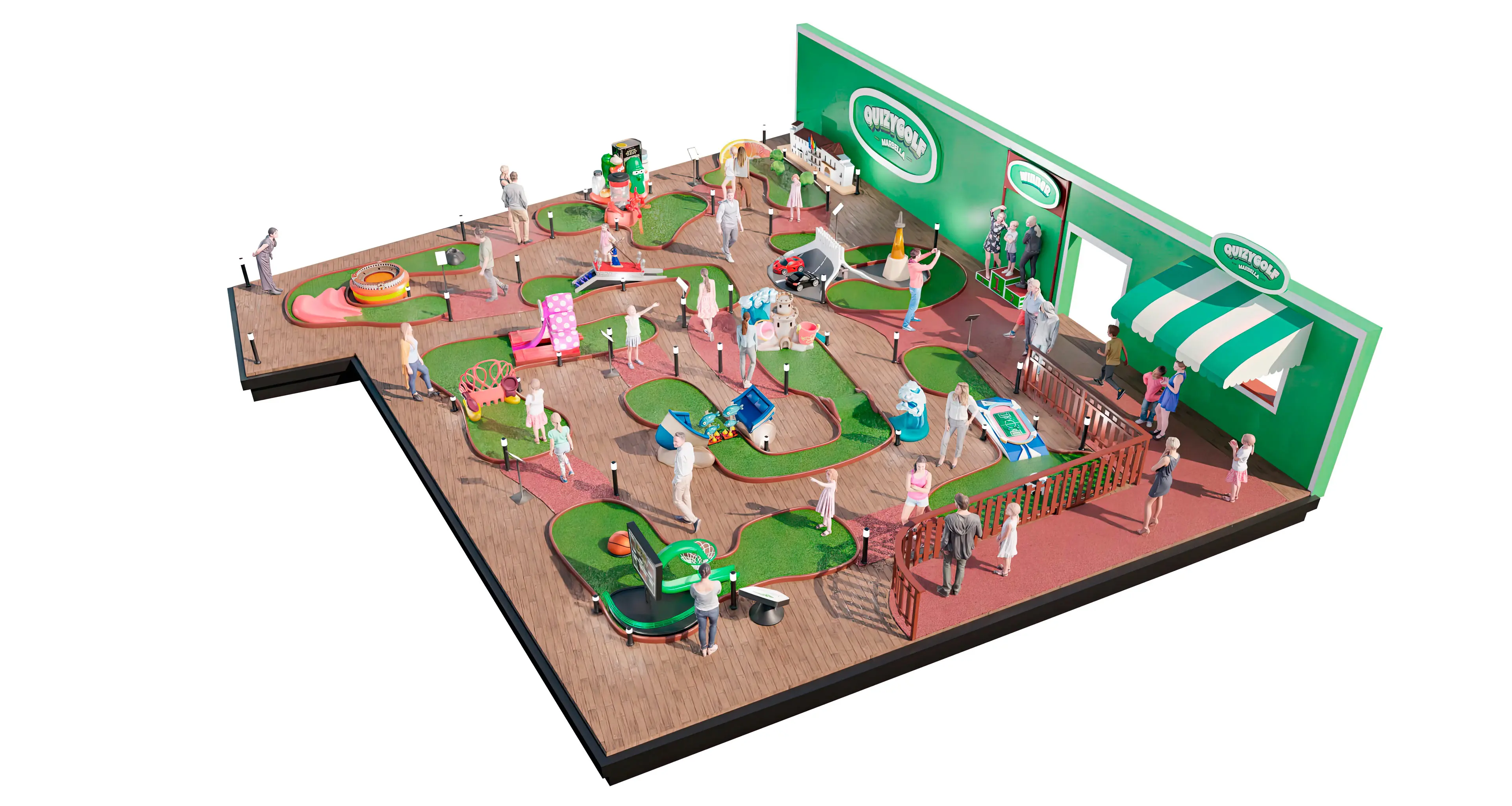 Experten für Planung und Bau von Minigolfparks Planung und Bau von Minigolfparks