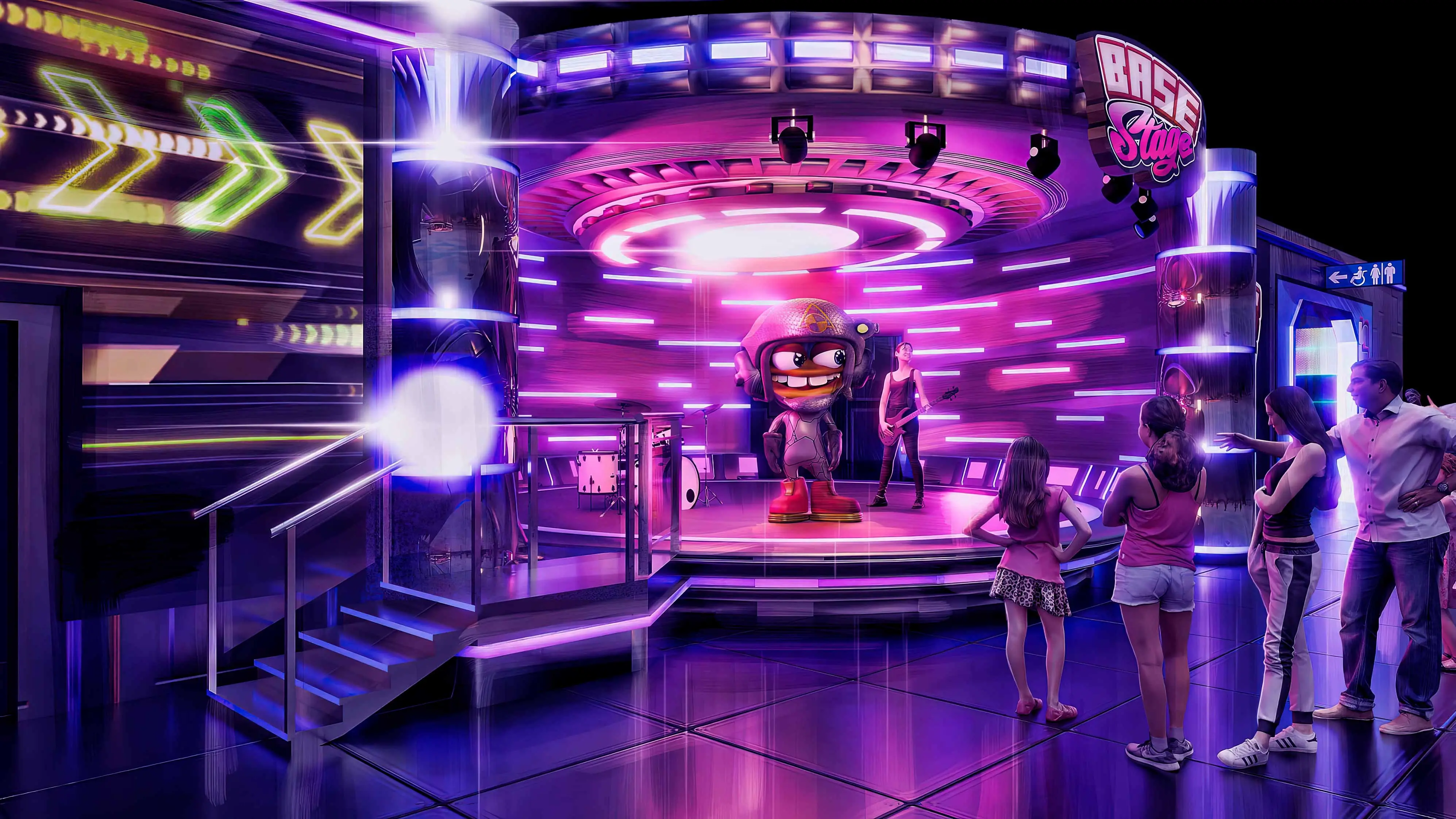 Themenbühnengestaltung für Musikfestivals Unternehmen, das themenbezogene Musikbühnen baut