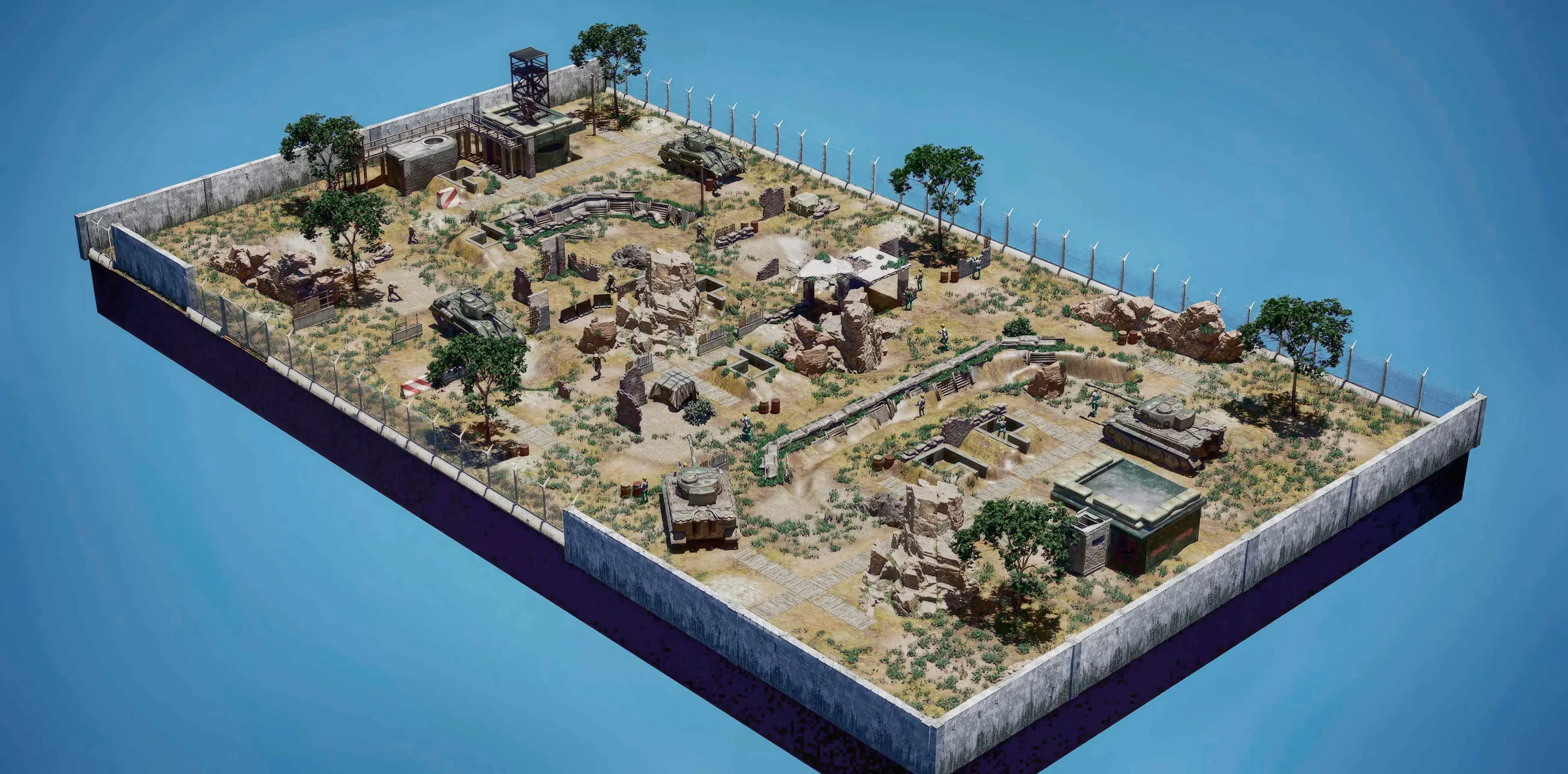 Unternehmen, das Paintball-Parks entwirft und baut Paintball-Parks entwirft und baut