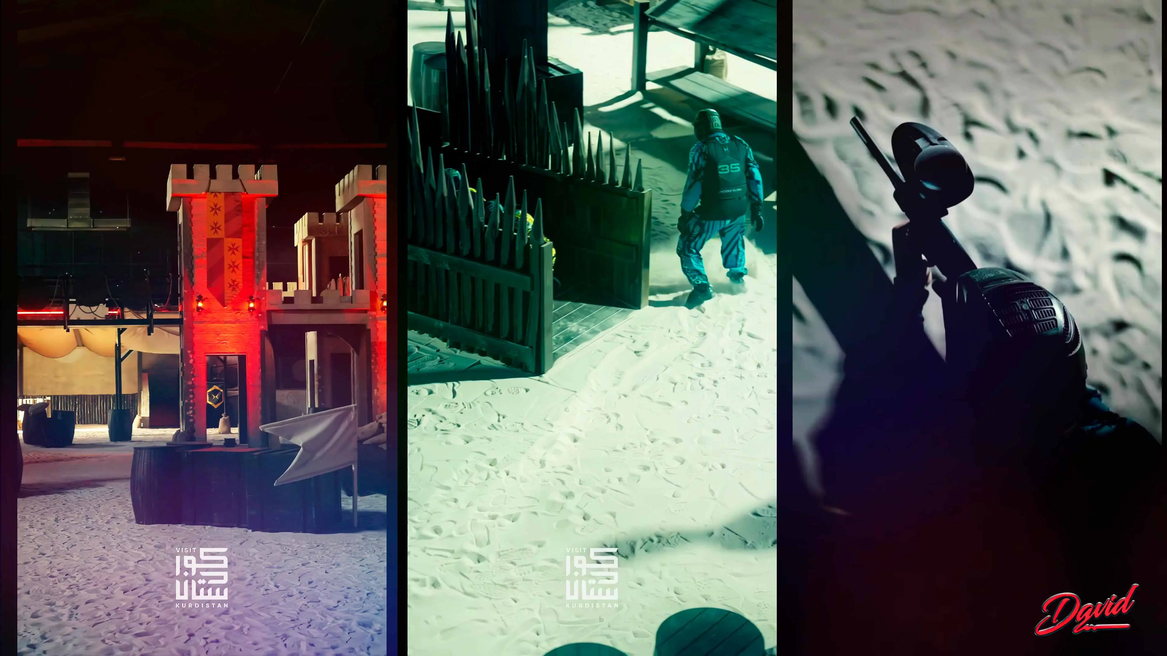 Unternehmen, das Paintball-Parks entwirft und baut Paintball-Parks entwirft und baut