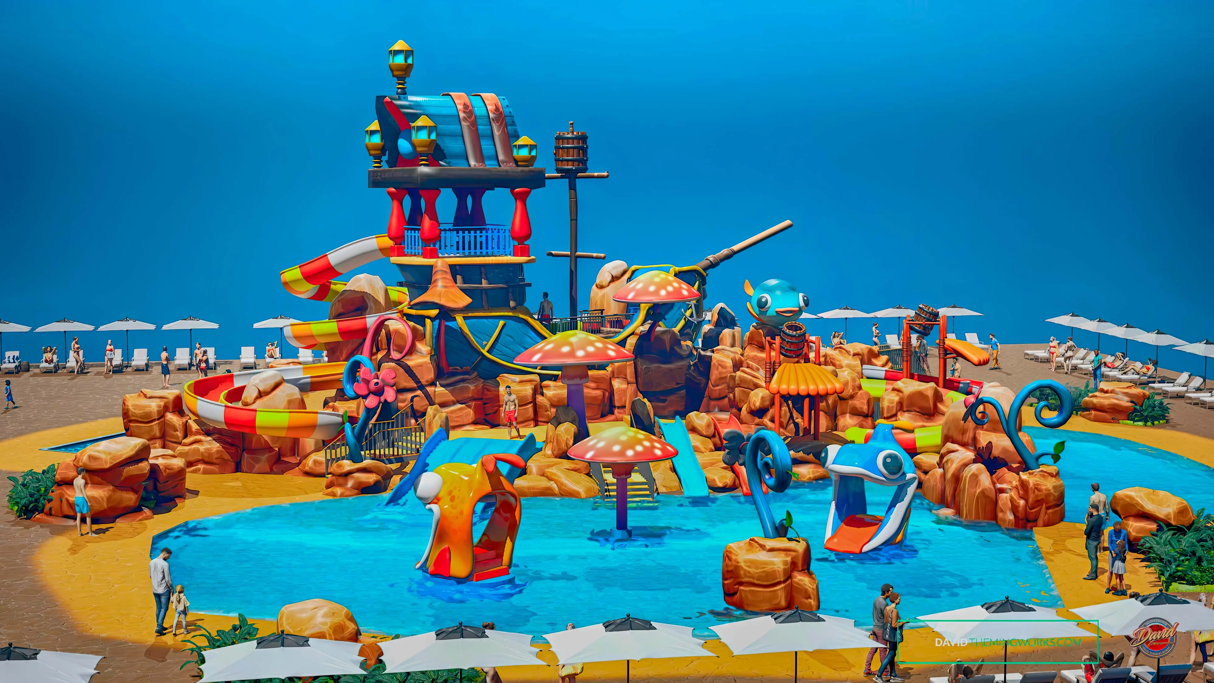 Wasserpark-Designfirma Wasserpark