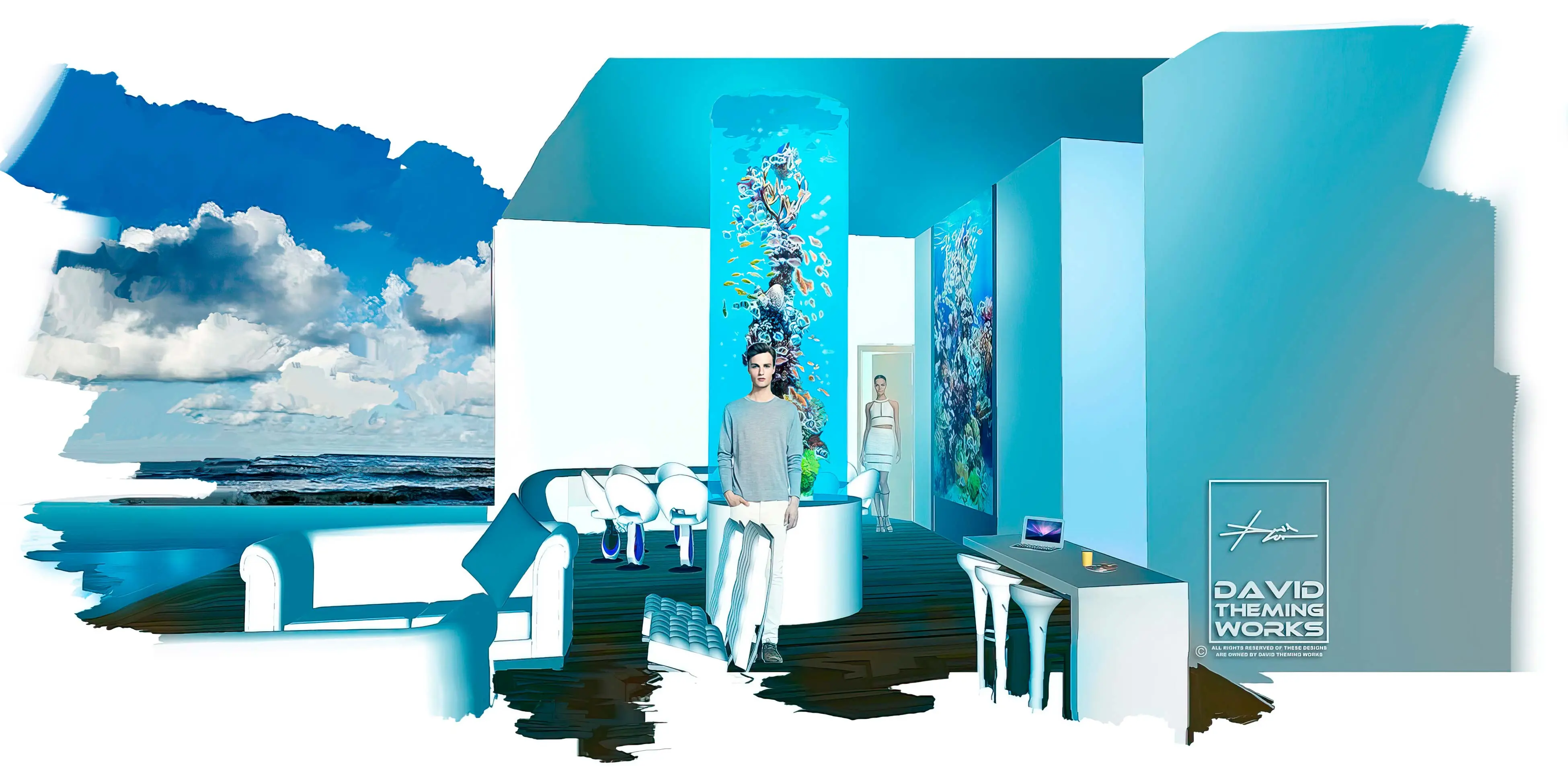 Luxus-Aquarien-Design-Unternehmen Luxus-Aquarien-Design-