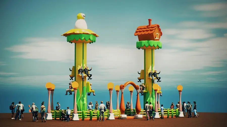 Children's themed attractions design