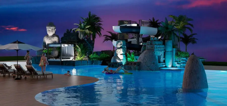 THEMED SWIMMING POOL construction