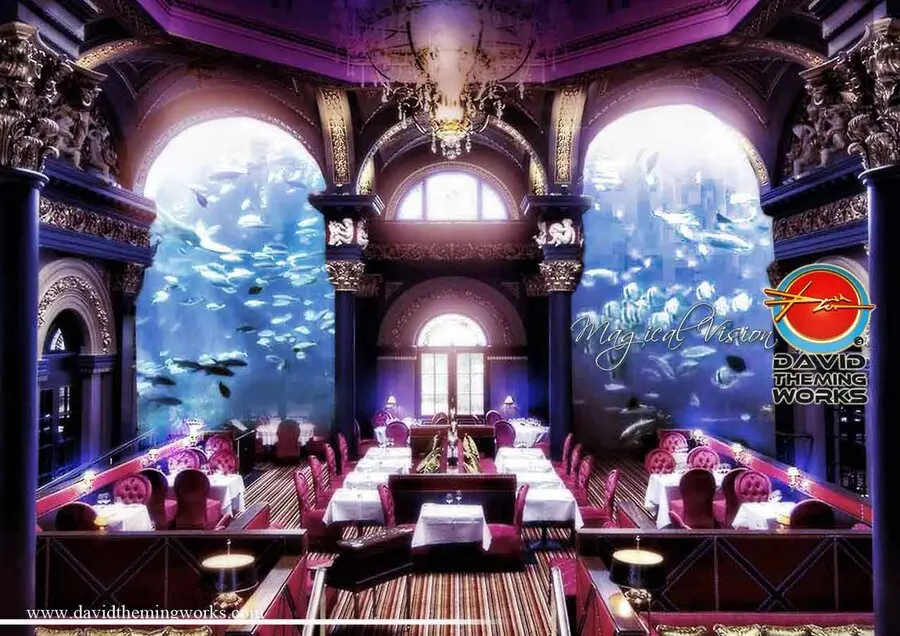 AQUARIUM THEMED RESTAURANT CONSTRUCTION