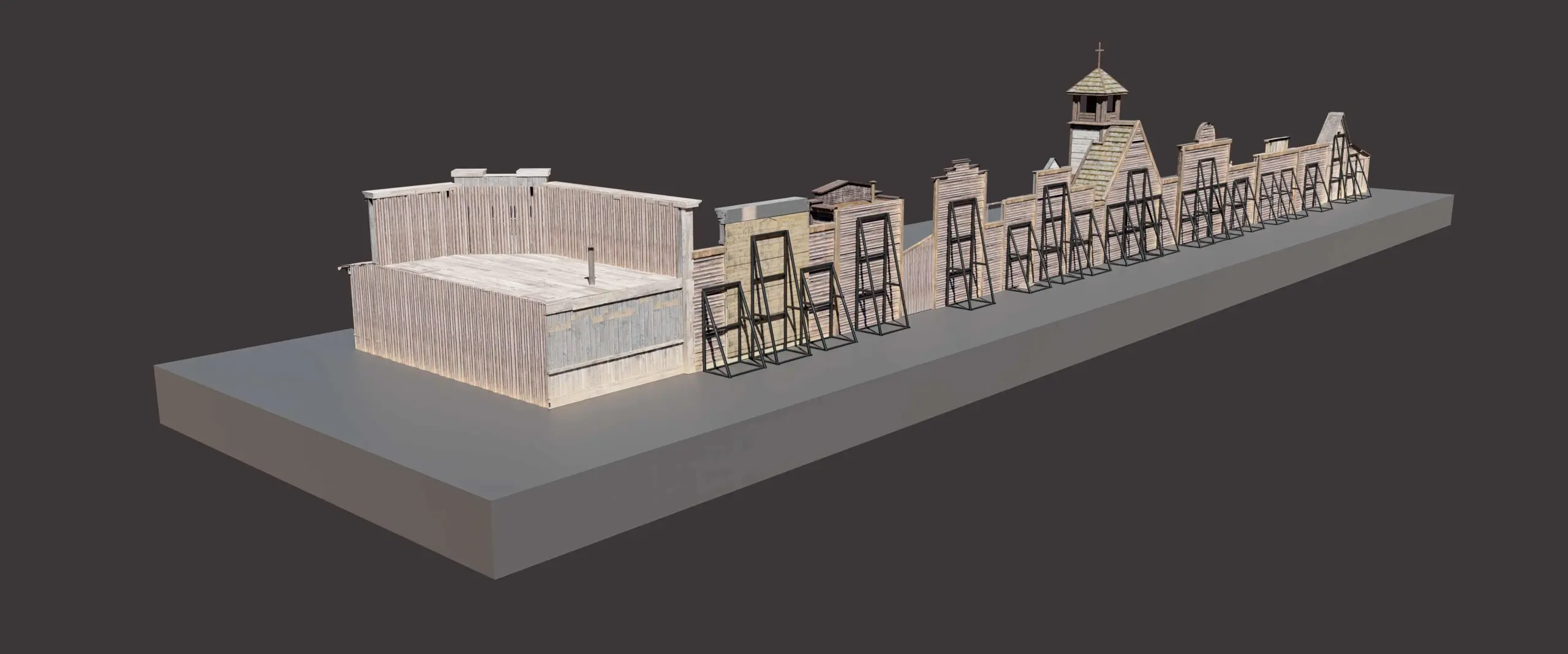 ULTIMATE WILD WEST PAINTBALL PARK design