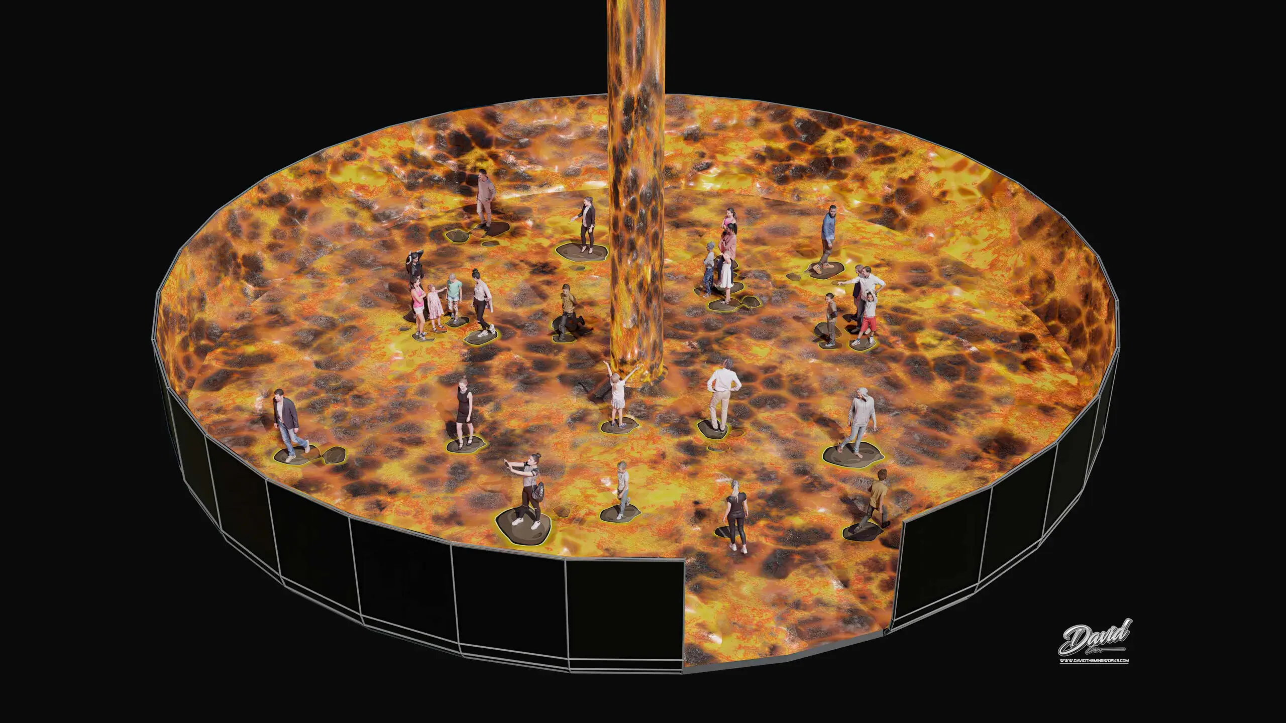 interactive theme park attraction design