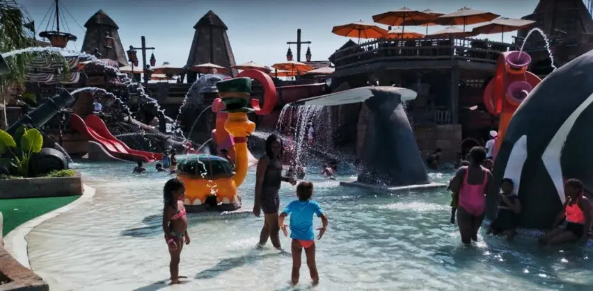 whale tail waterfall children's pool. whale tail waterfall children's pool.