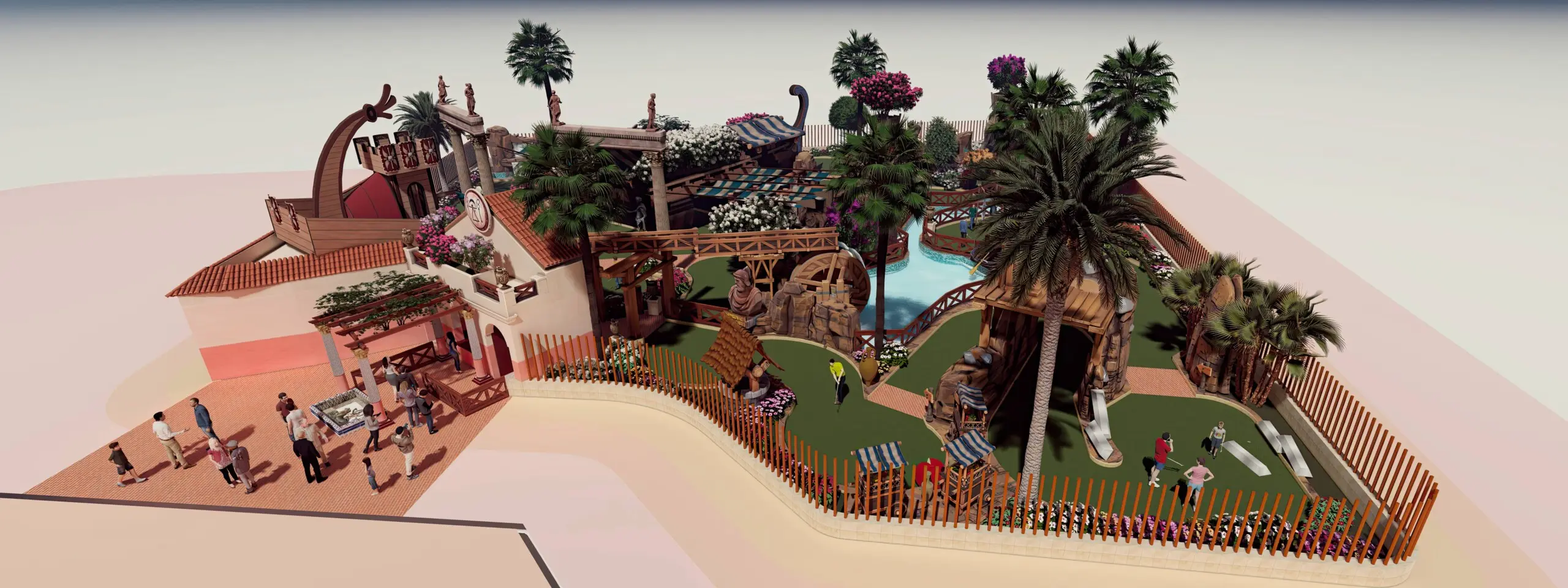 design & build mini golf courses company