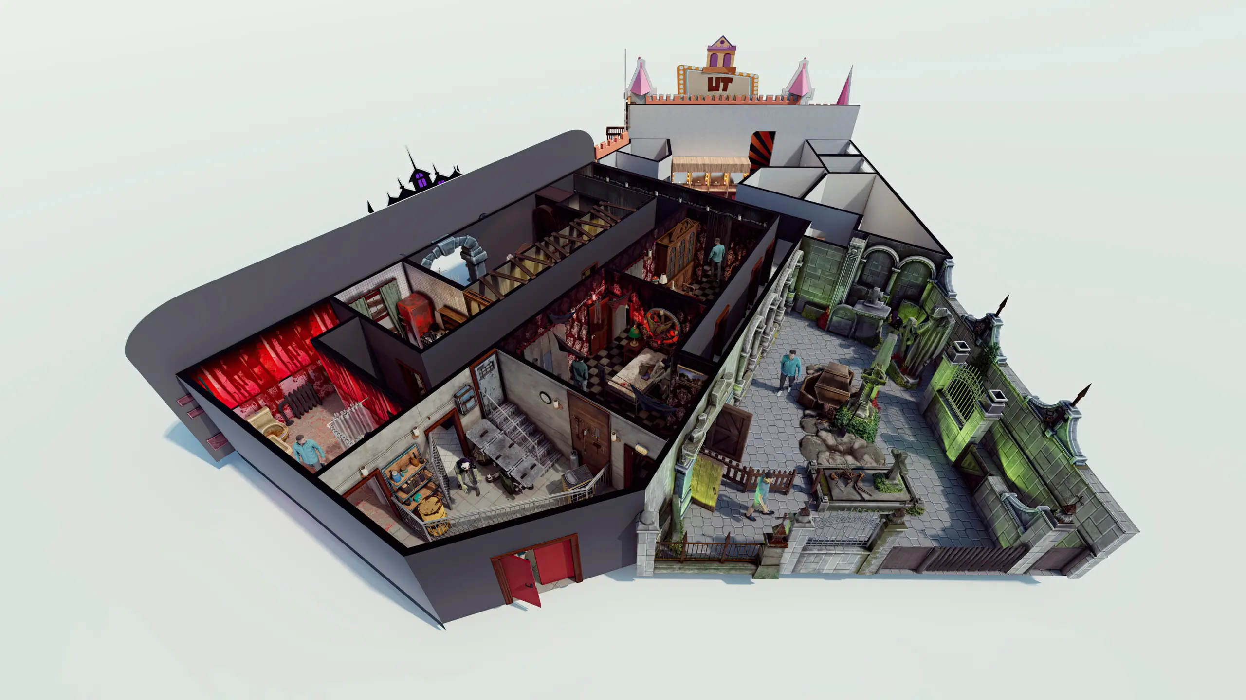 hounted housw room ideas halloween hounted PARK