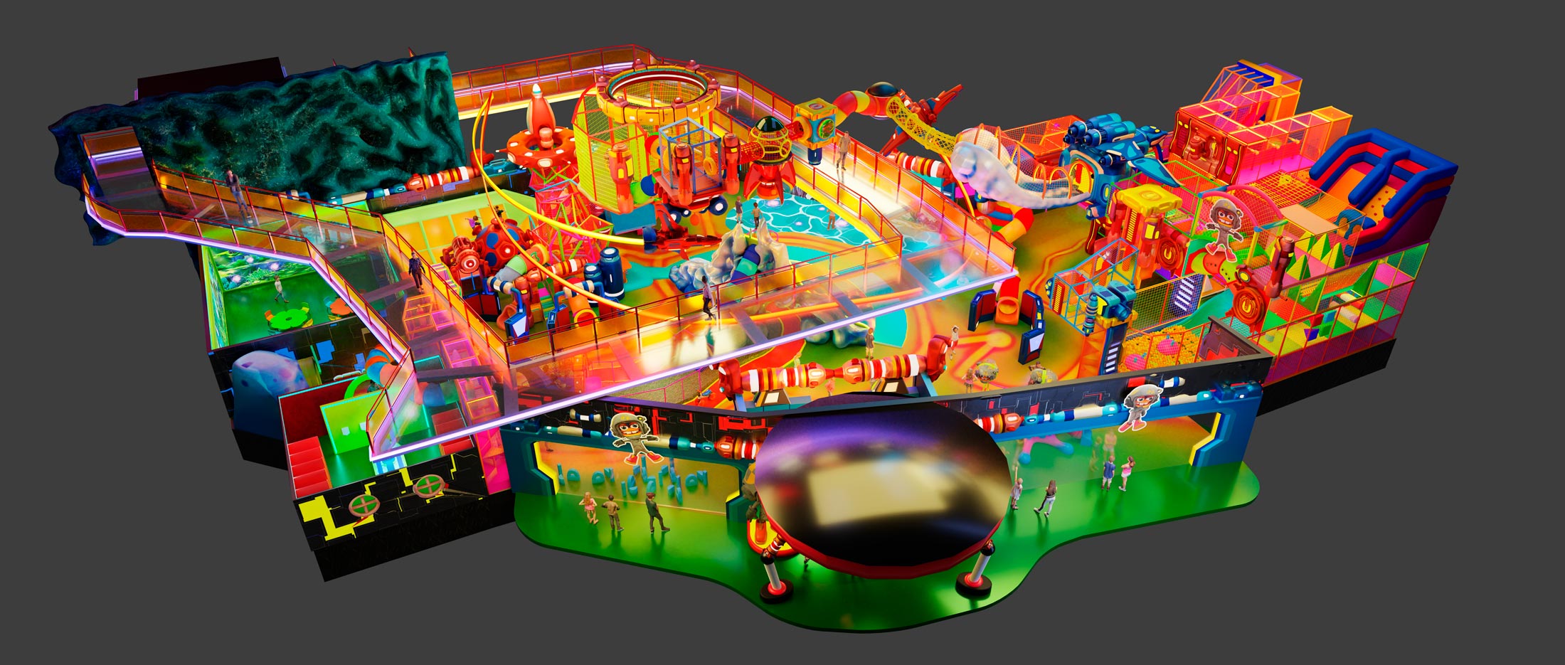 INDOOR THEME PARK DESIGN AND CONSTRUCTION