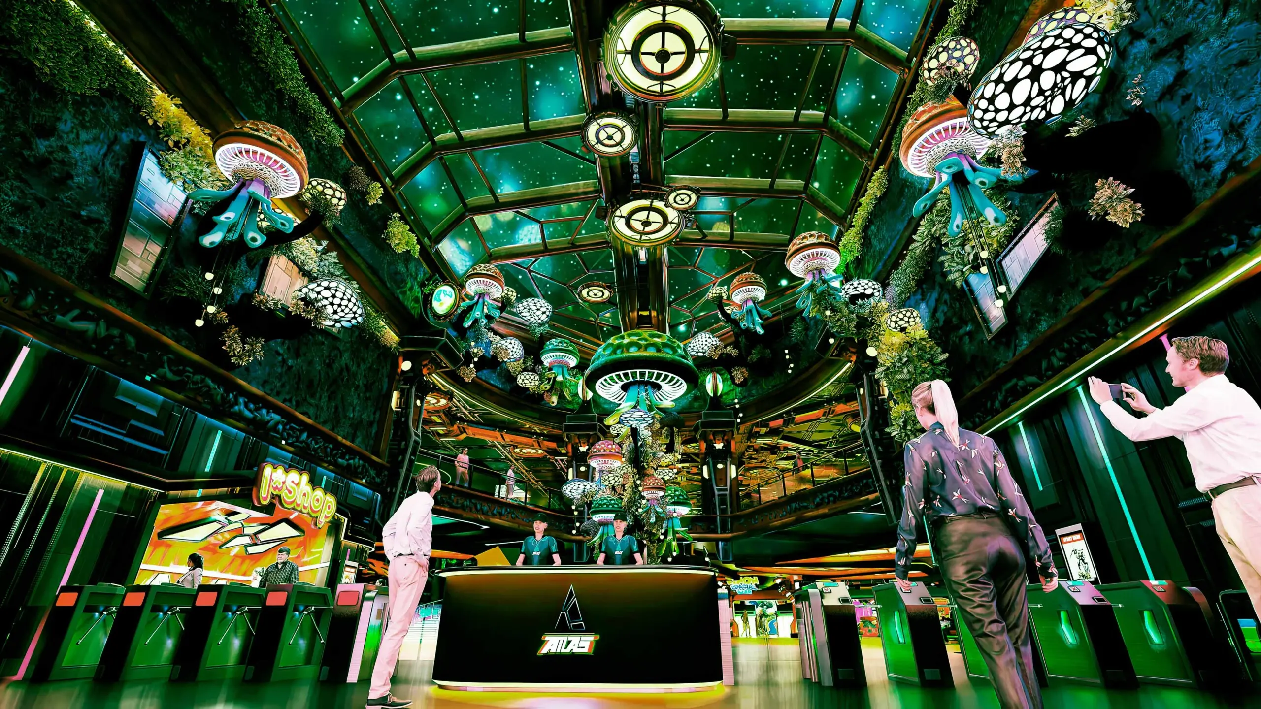 LEISURE INDOOR PARK ENTRANCE DESIGN AND CONSTRUCTION