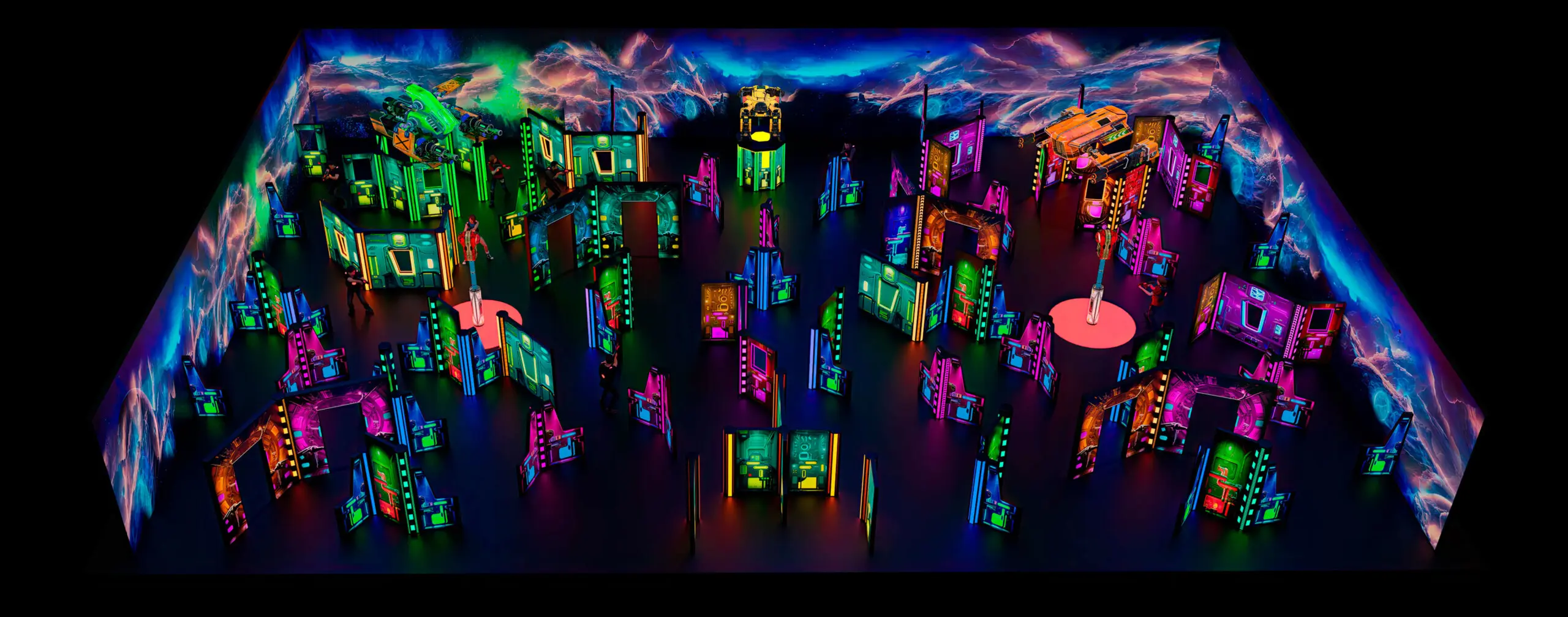 laser tag layout design