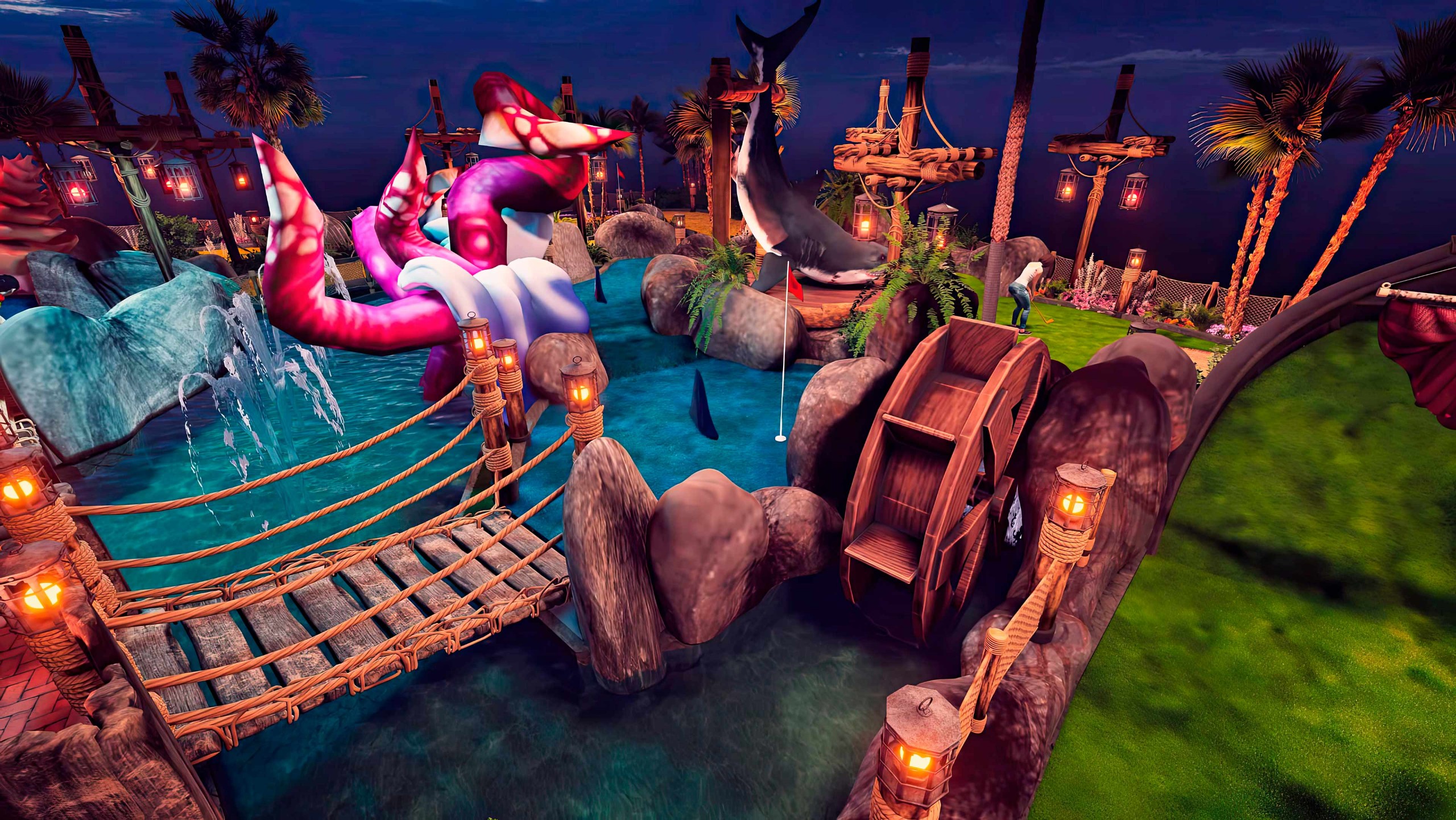 pirate minigolf park design