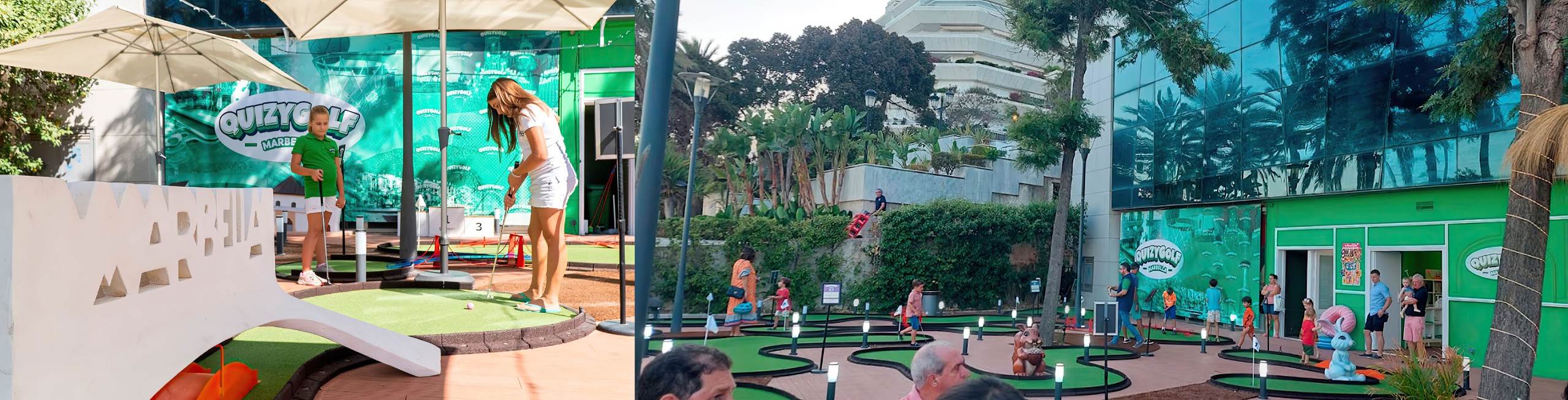thematication of mini golf parks