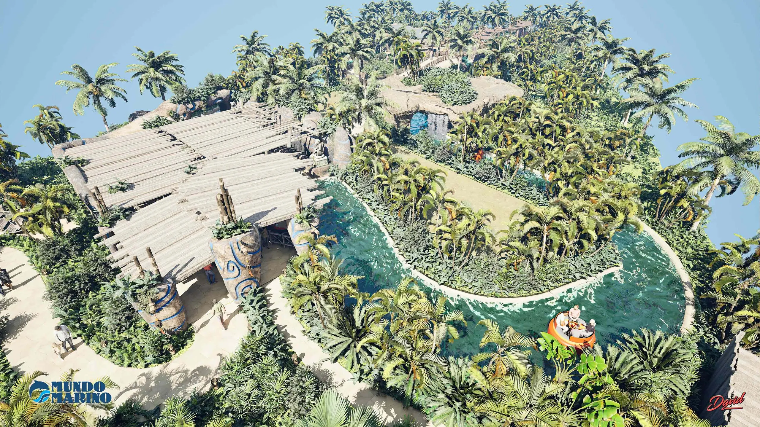 RIO RAPIDO LEMURIA DESIGN OF THEME PARKS RAPID RIVERS 