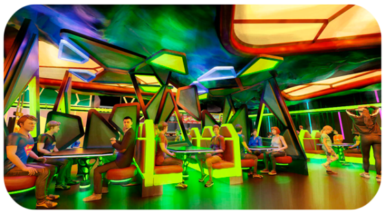 Theme Park Indoor Restaurant design