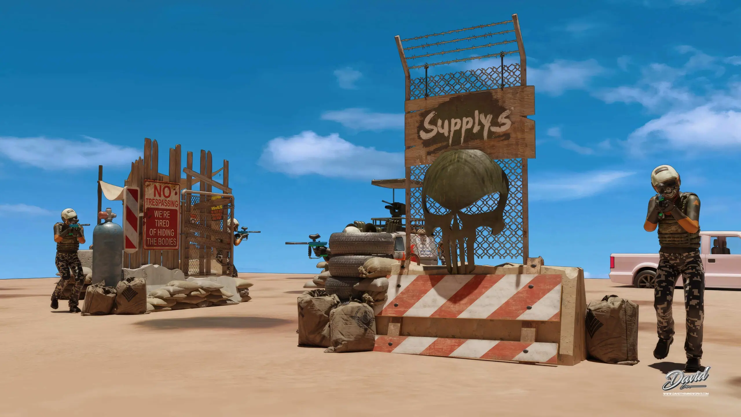 UEA PAINTBALL, new paintball and airsoft theme park based on the Wild West