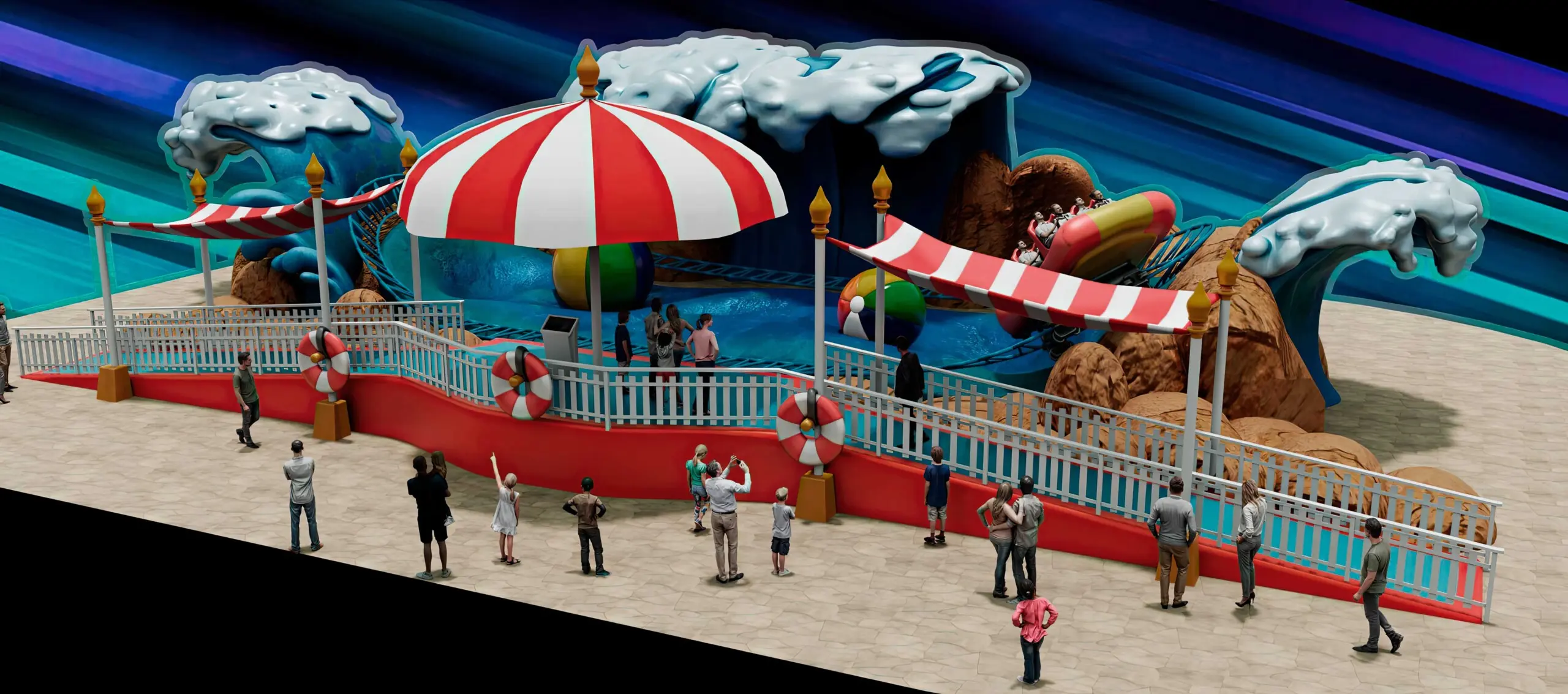 DRIFTER COASTER COASTER, amusement park drifter ride