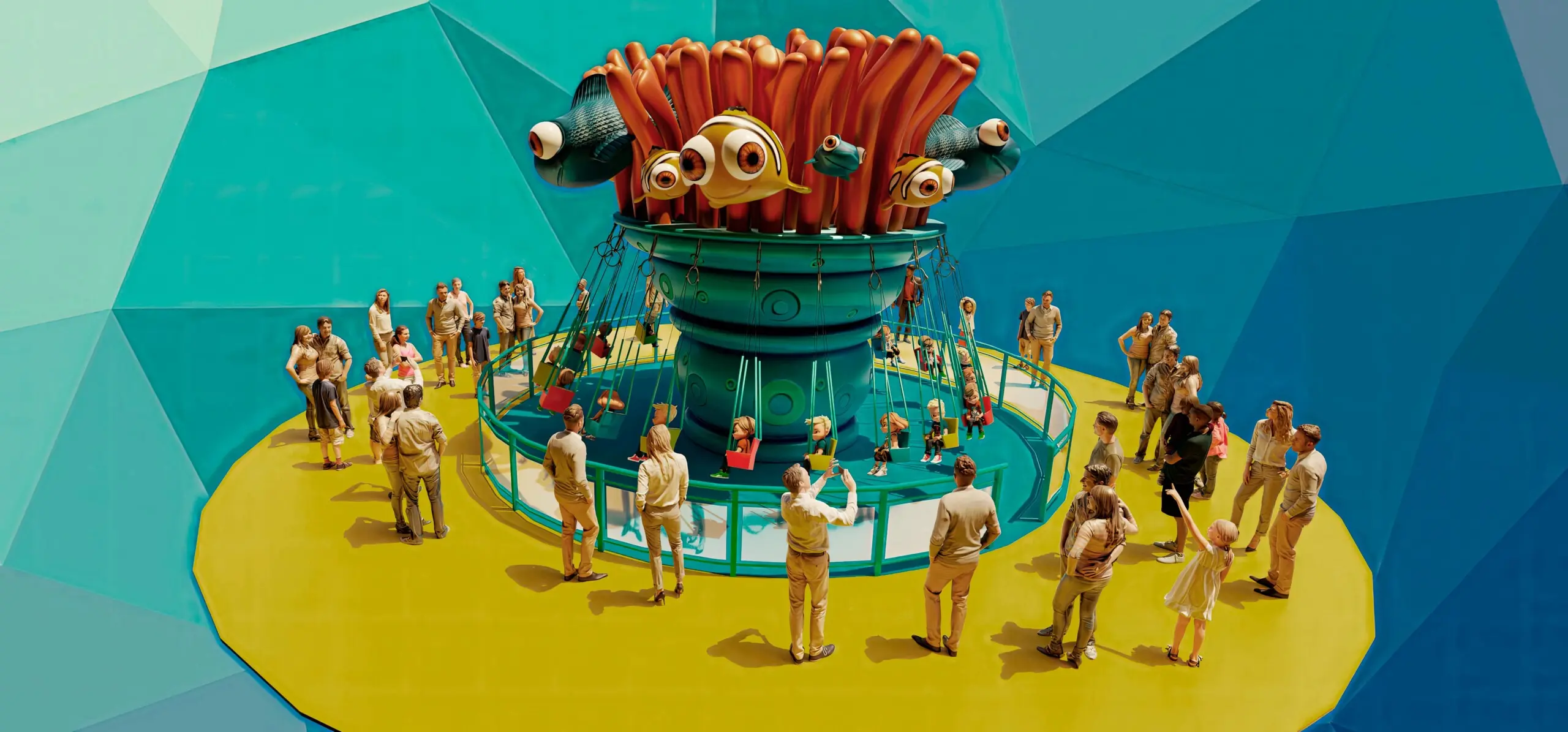 children's MINI SWING RIDE,amusement park small rides