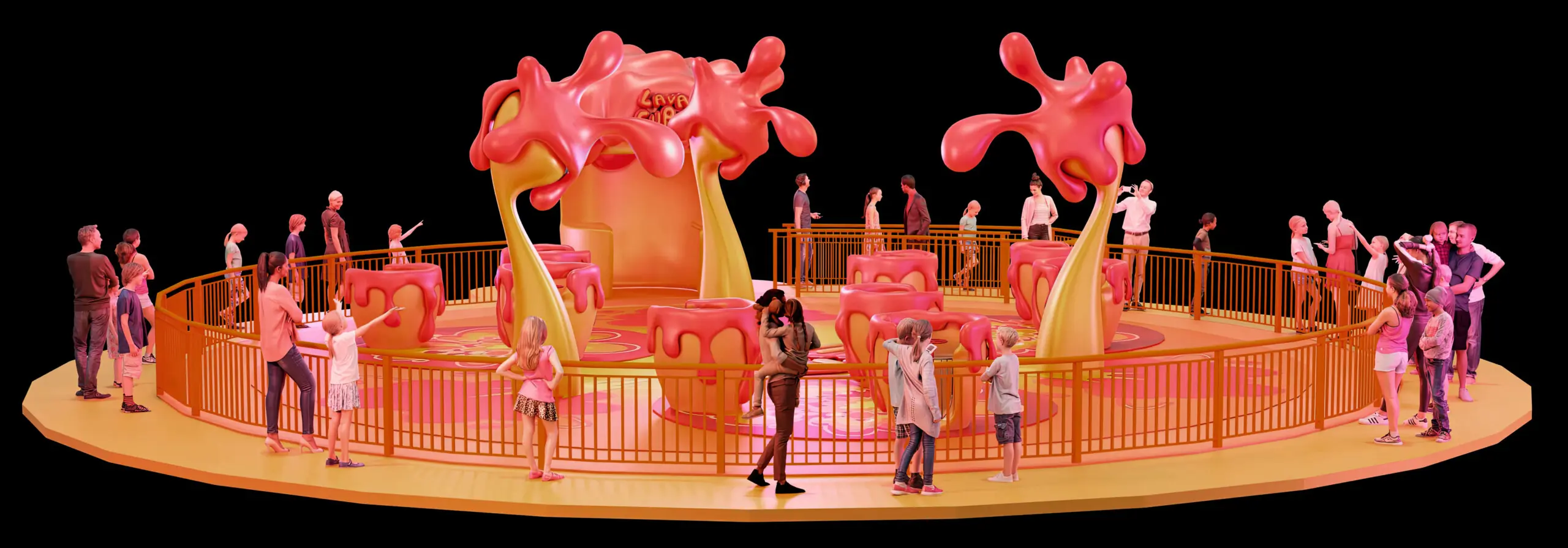 best kids rides Supplier-FAMILY THEME PARK tea cups