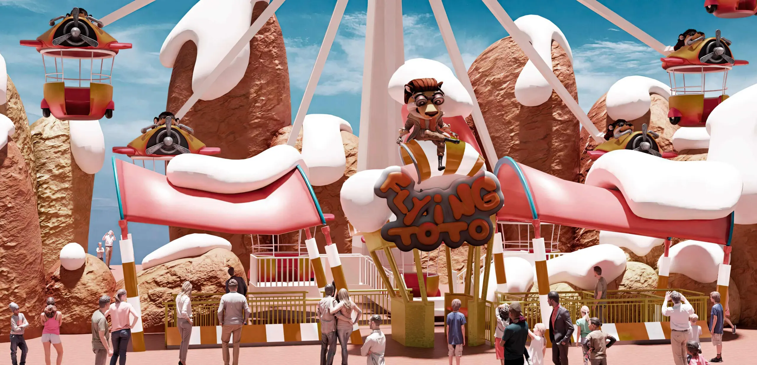 themed 25 METER HIGH FERRIS WHEEL  , customized amusement park attractions