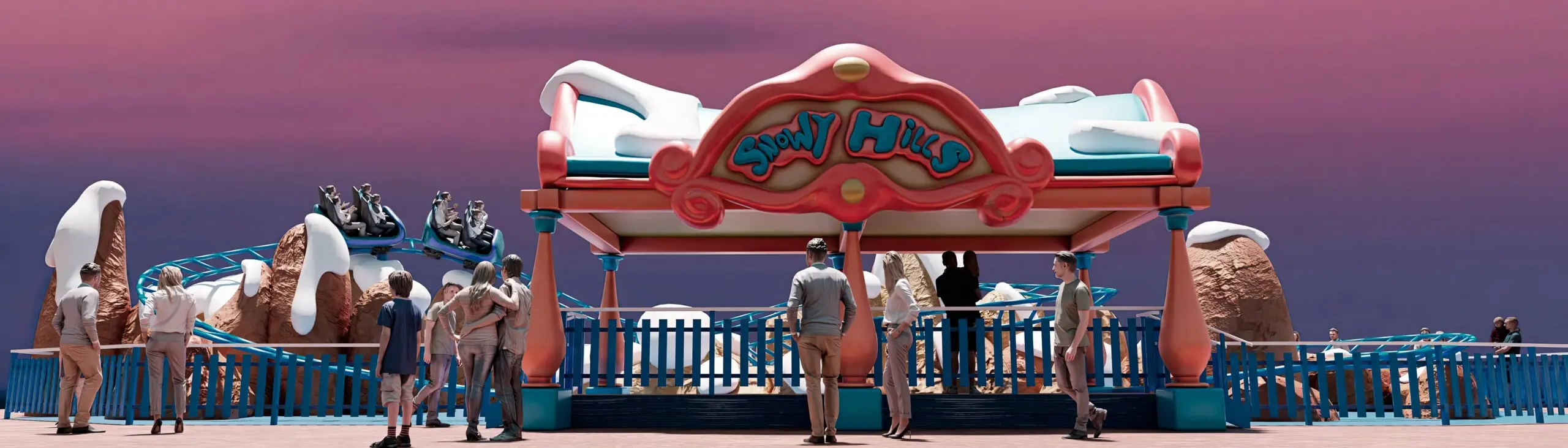 children's roller coaster,customized kids park attractions