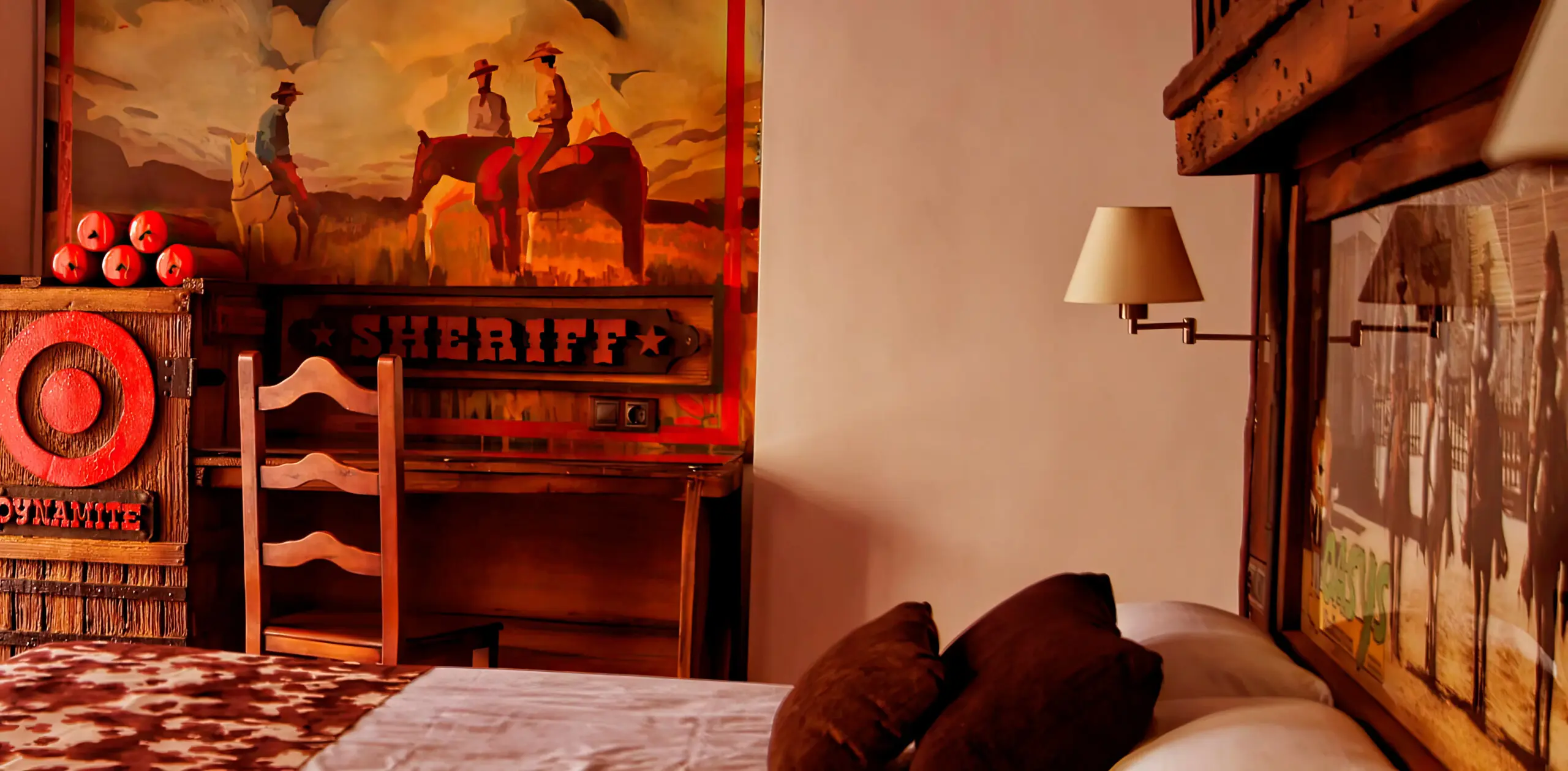 design and construction of themed rooms. construction of themed rooms.