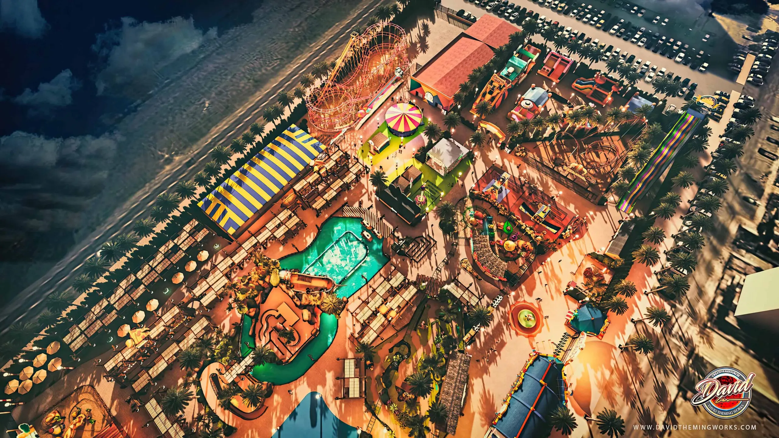 25,000 m2 leisure park design project, family leisure park