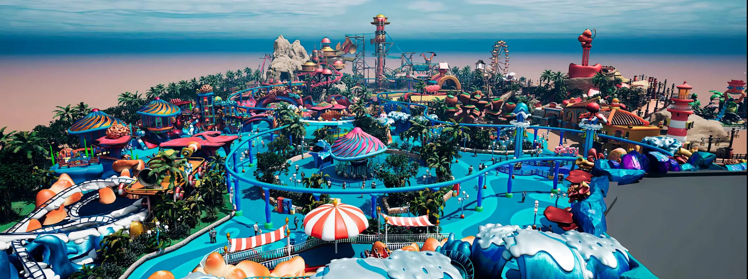 NEW FAMILY THEME PARK CONCEPT , family leisure park design